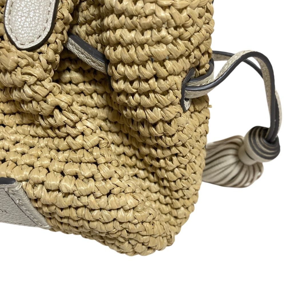 Other Other Anya Hindmarch Small Drawstring Raffia Tote Bag Plant-based Tote Bag DUTY FREE for USA Size ONE SIZE - 12 Thumbnail