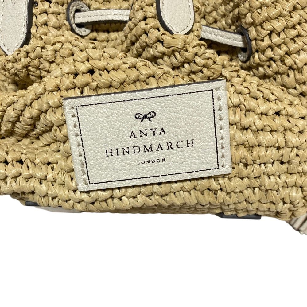 Other Other Anya Hindmarch Small Drawstring Raffia Tote Bag Plant-based Tote Bag DUTY FREE for USA Size ONE SIZE - 7 Thumbnail