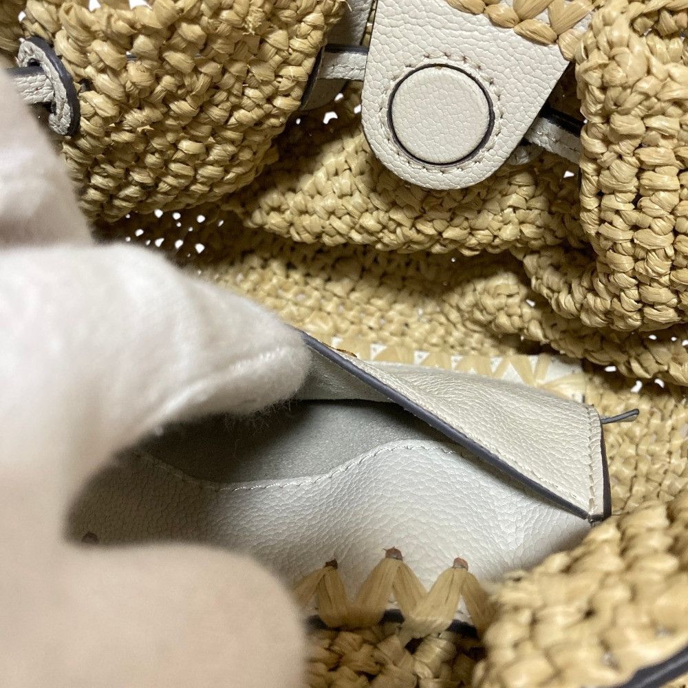 Other Other Anya Hindmarch Small Drawstring Raffia Tote Bag Plant-based Tote Bag DUTY FREE for USA Size ONE SIZE - 11 Thumbnail