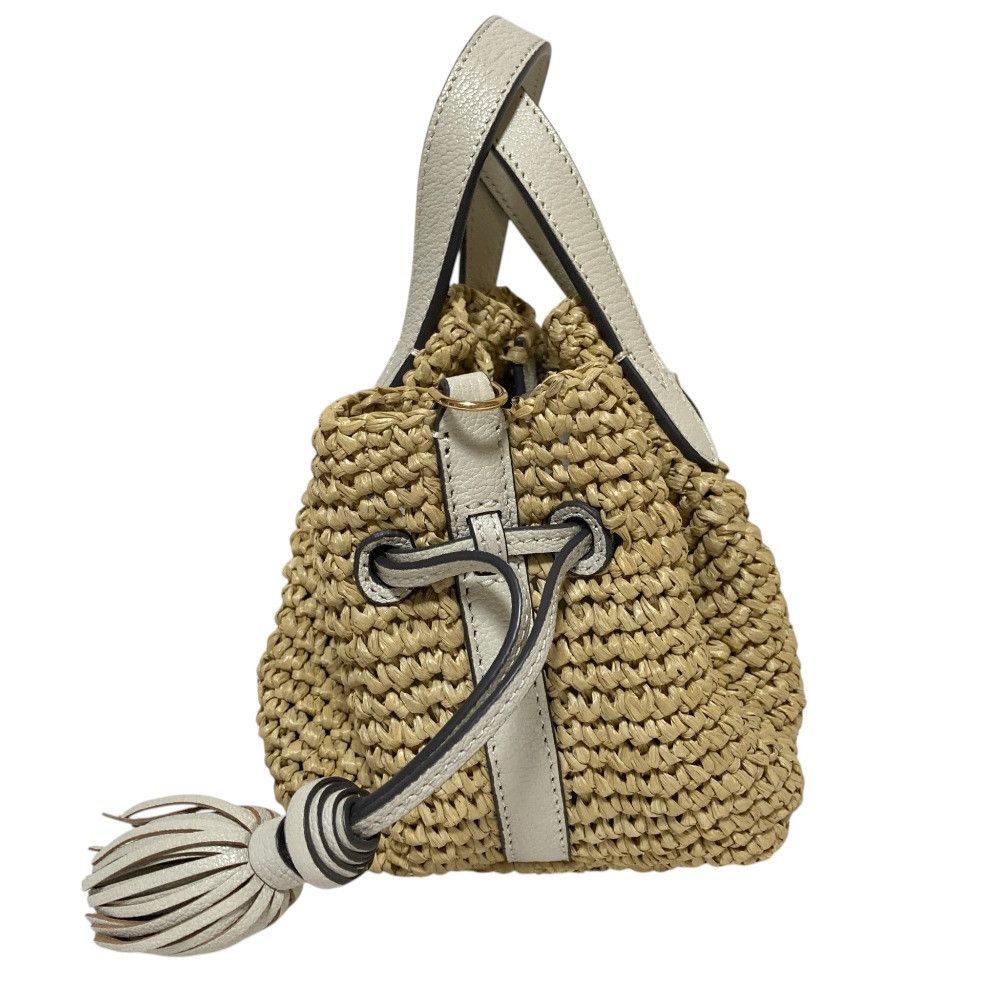 Other Other Anya Hindmarch Small Drawstring Raffia Tote Bag Plant-based Tote Bag DUTY FREE for USA Size ONE SIZE - 2 Thumbnail