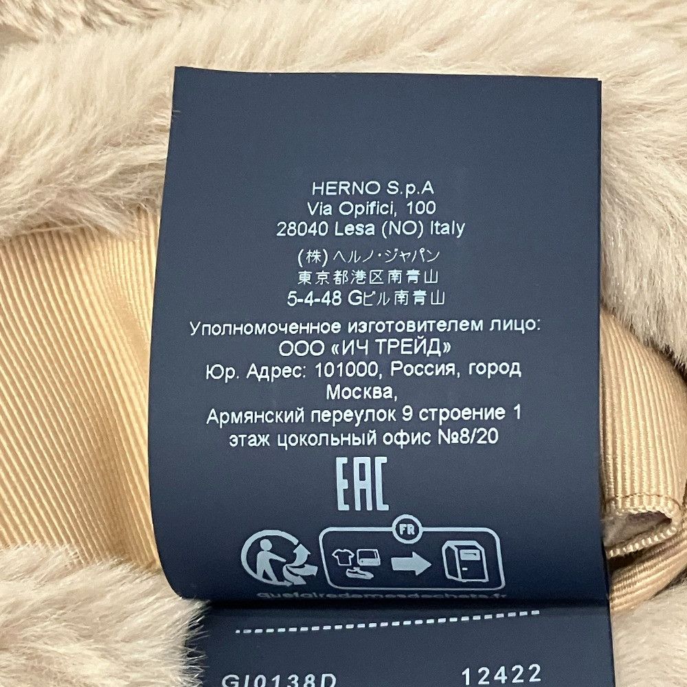 Other Other Herno Eco Fur Jacket Fur Outerwear GI0138D DUTY FREE for USA Size ONE SIZE - 9 Thumbnail