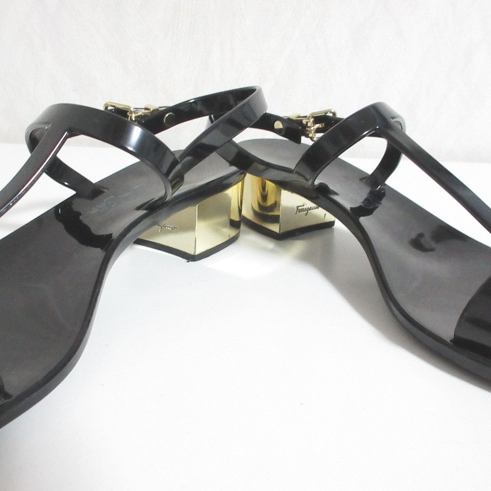 Salvatore Ferragamo Salvatore Ferragamo Salvatore Ferragamo Vara Wicker Sandals Plastic / Synthetic Shoes SFAVILAI1 DUTY FREE for USA Size ONE SIZE - 5 Thumbnail