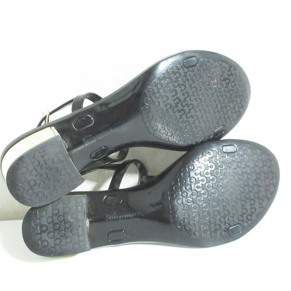 Salvatore Ferragamo Salvatore Ferragamo Salvatore Ferragamo Vara Wicker Sandals Plastic / Synthetic Shoes SFAVILAI1 DUTY FREE for USA Size ONE SIZE - 7 Thumbnail