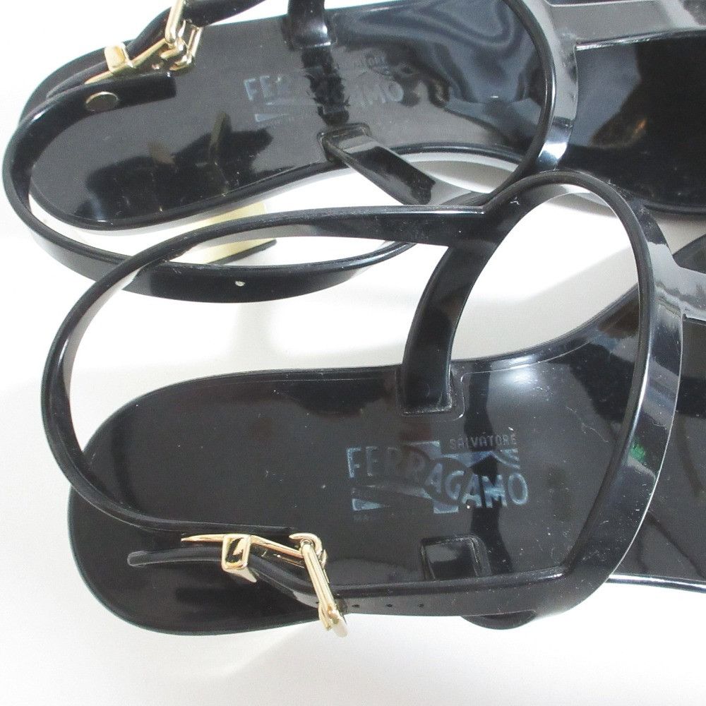 Salvatore Ferragamo Salvatore Ferragamo Salvatore Ferragamo Vara Wicker Sandals Plastic / Synthetic Shoes SFAVILAI1 DUTY FREE for USA Size ONE SIZE - 6 Thumbnail