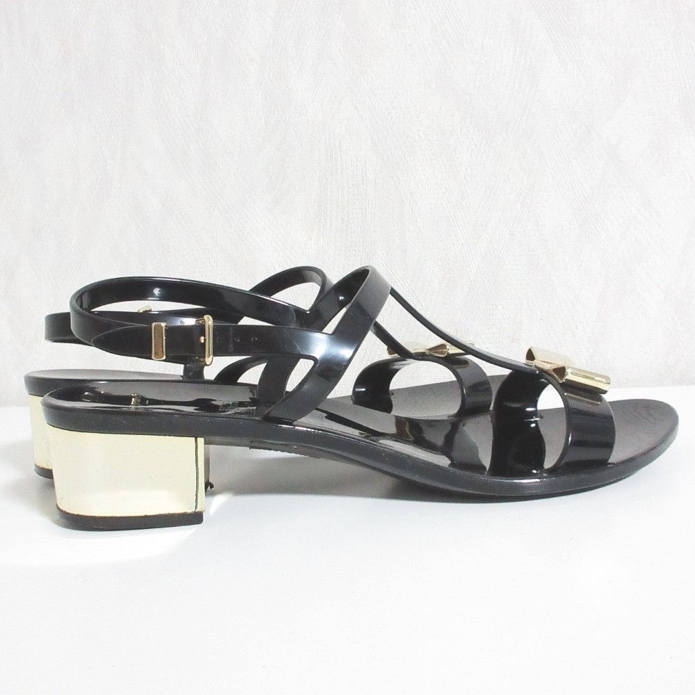 Salvatore Ferragamo Salvatore Ferragamo Salvatore Ferragamo Vara Wicker Sandals Plastic / Synthetic Shoes SFAVILAI1 DUTY FREE for USA Size ONE SIZE - 2 Thumbnail