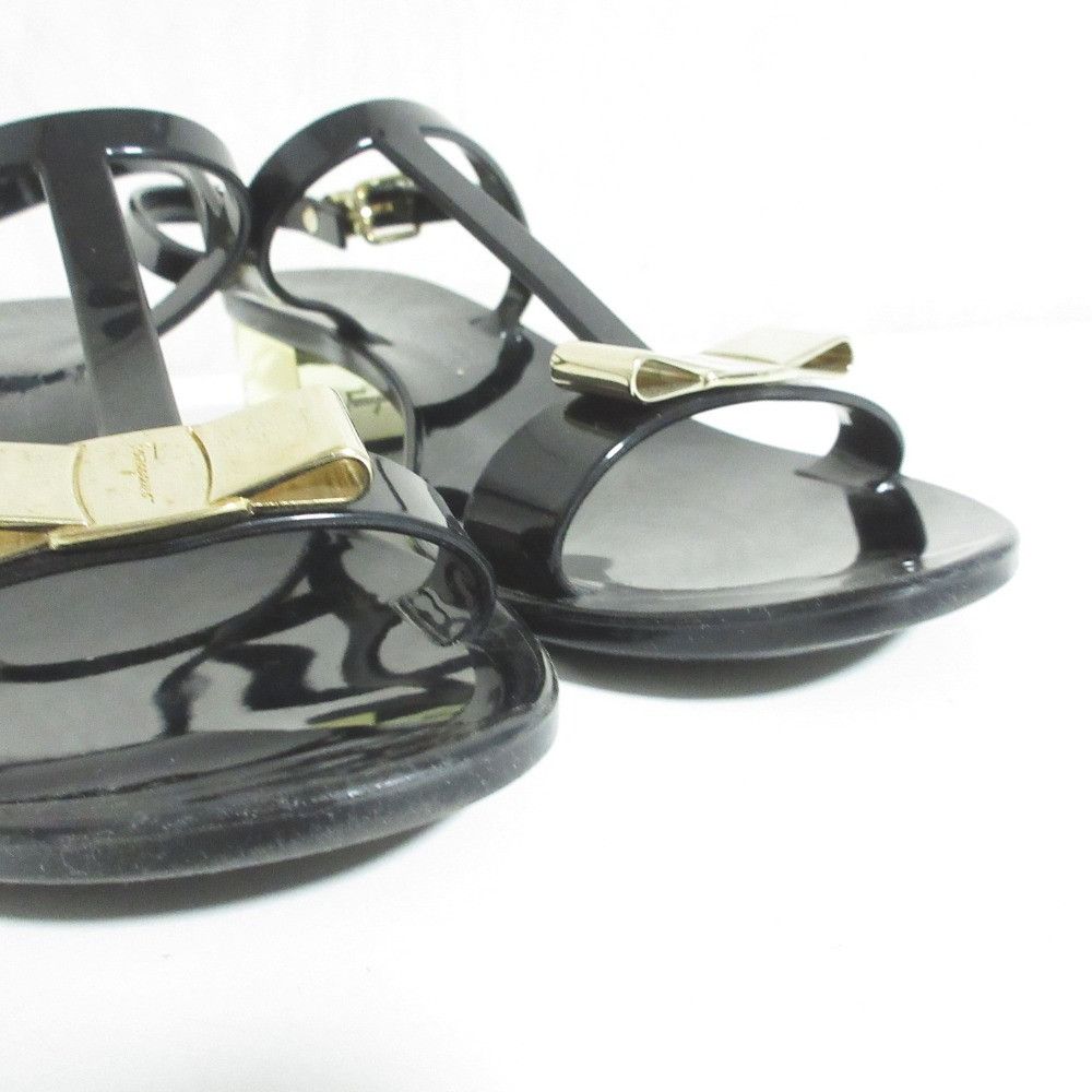 Salvatore Ferragamo Salvatore Ferragamo Salvatore Ferragamo Vara Wicker Sandals Plastic / Synthetic Shoes SFAVILAI1 DUTY FREE for USA Size ONE SIZE - 11 Thumbnail