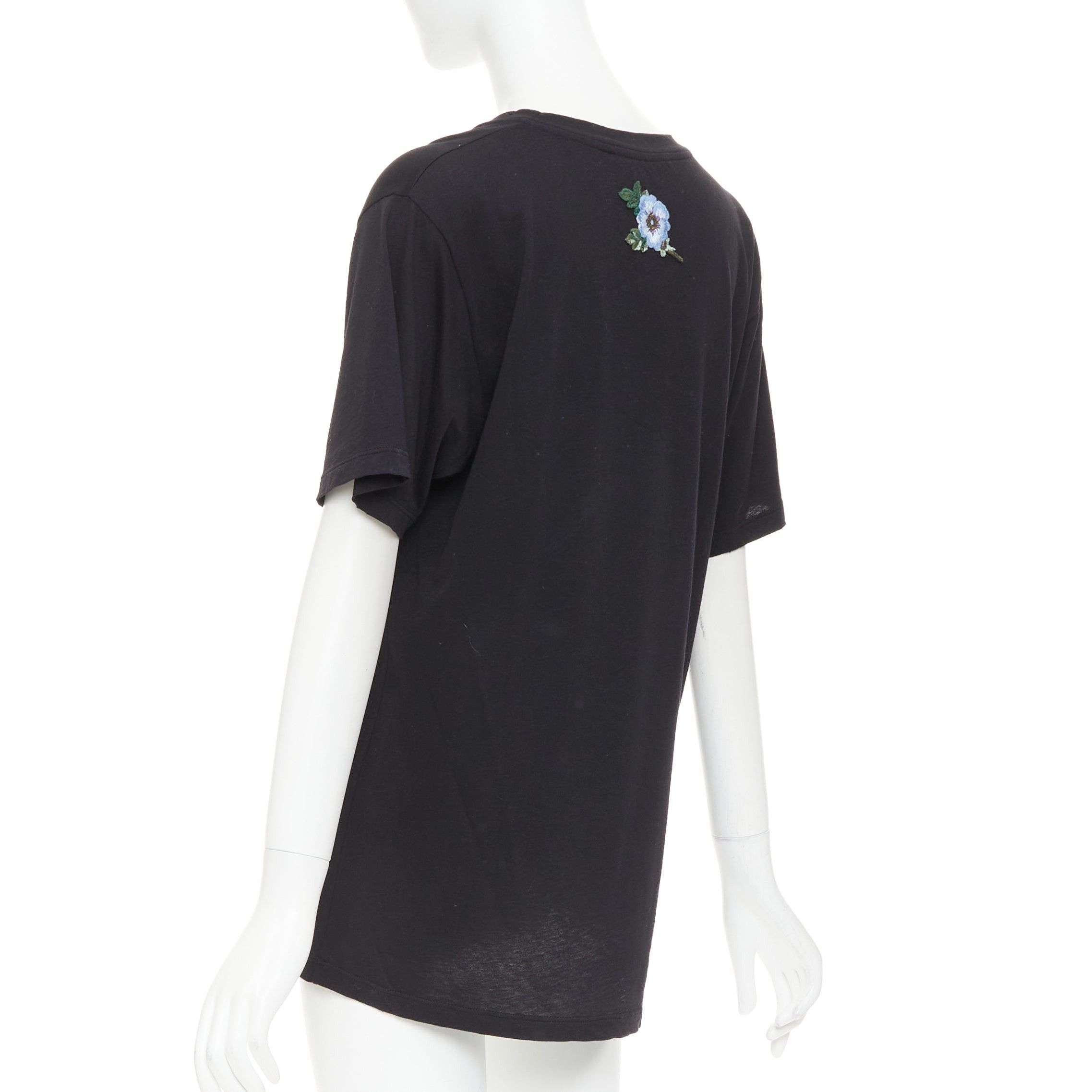 Gucci GUCCI Alessandro Michele Vintage Web GG black washed effect embroidery tshirt XXS Size XS / US 0-2 / IT 36-38 - 6 Thumbnail