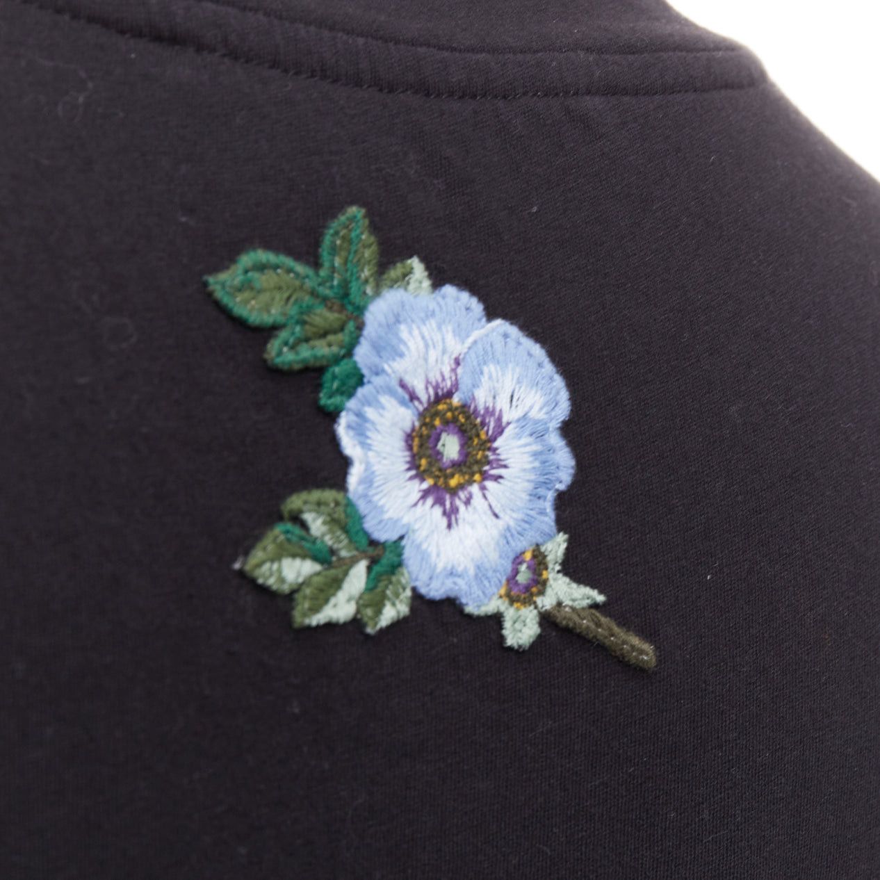 Gucci GUCCI Alessandro Michele Vintage Web GG black washed effect embroidery tshirt XXS Size XS / US 0-2 / IT 36-38 - 2 Thumbnail