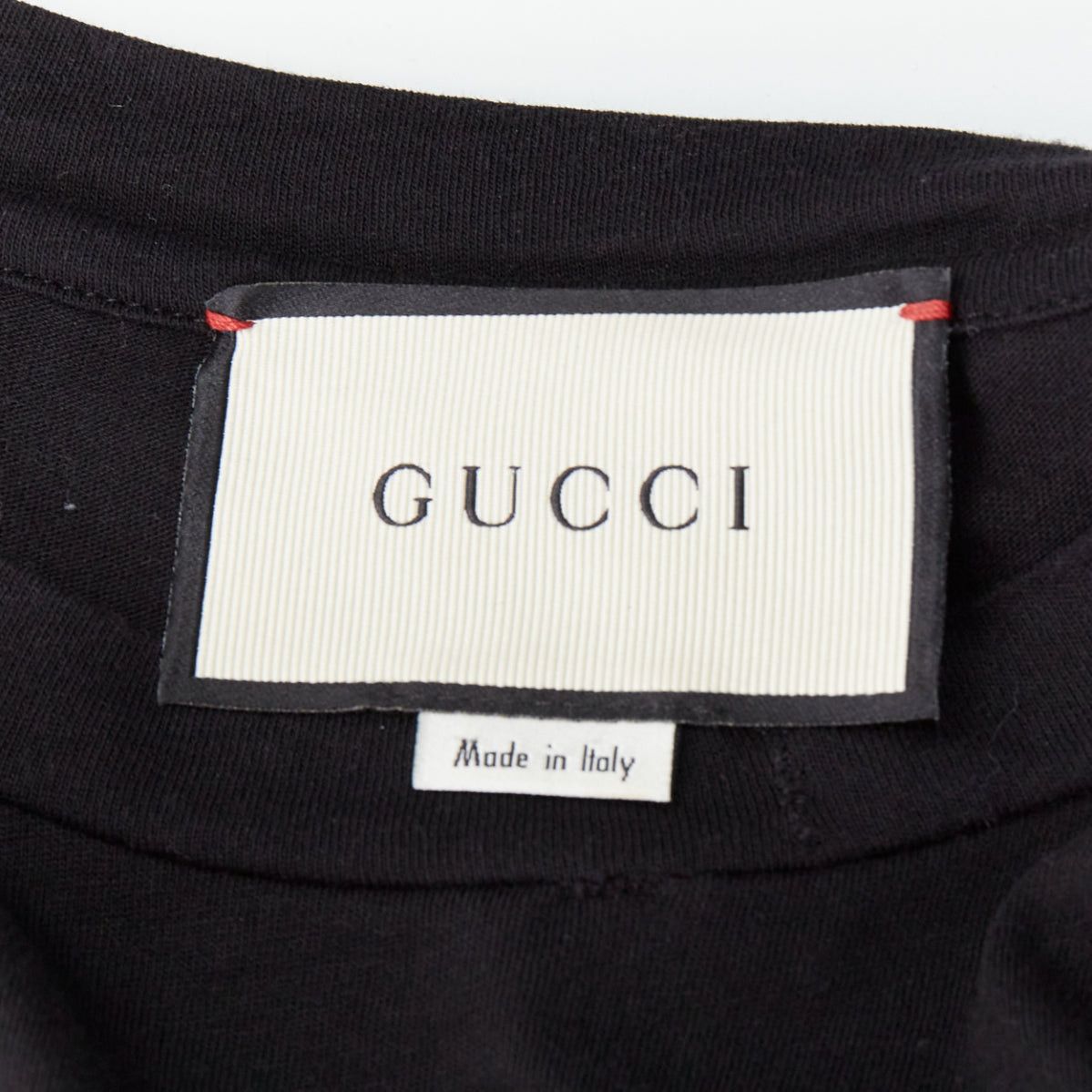 Gucci GUCCI Alessandro Michele Vintage Web GG black washed effect embroidery tshirt XXS Size XS / US 0-2 / IT 36-38 - 8 Thumbnail