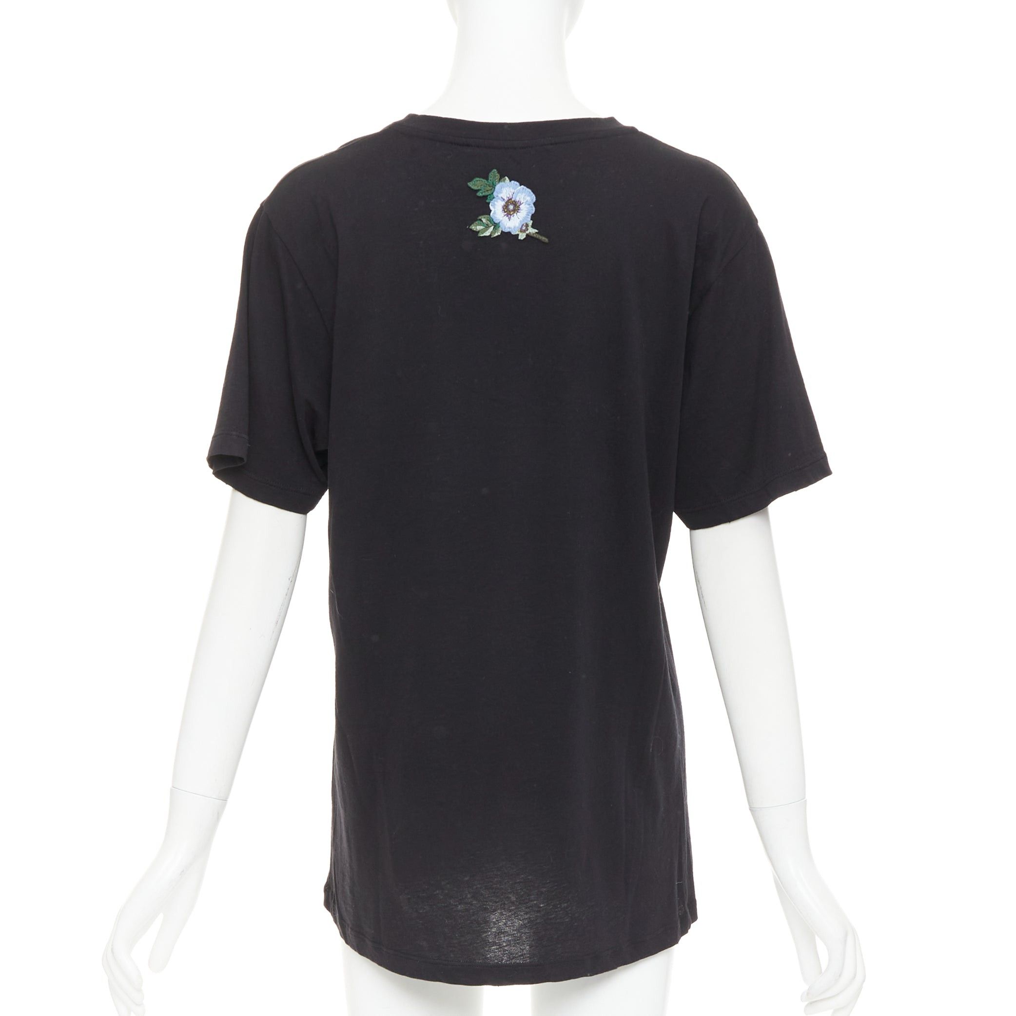 Gucci GUCCI Alessandro Michele Vintage Web GG black washed effect embroidery tshirt XXS Size XS / US 0-2 / IT 36-38 - 5 Thumbnail