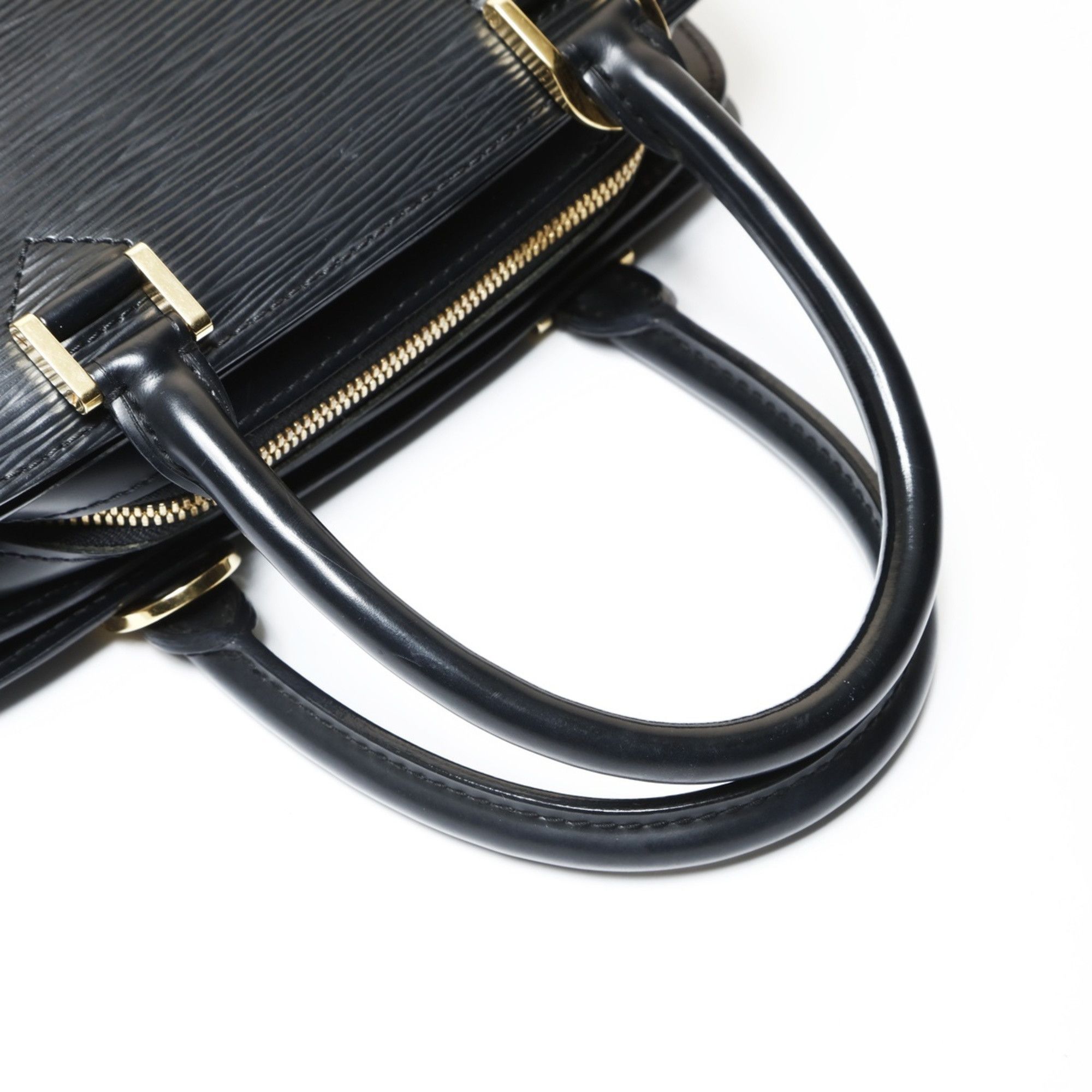 Louis Vuitton Louis Vuitton 2005 Pont Neuf Epi Leather Handbag, Black, WS27528 Size ONE SIZE - 12 Thumbnail
