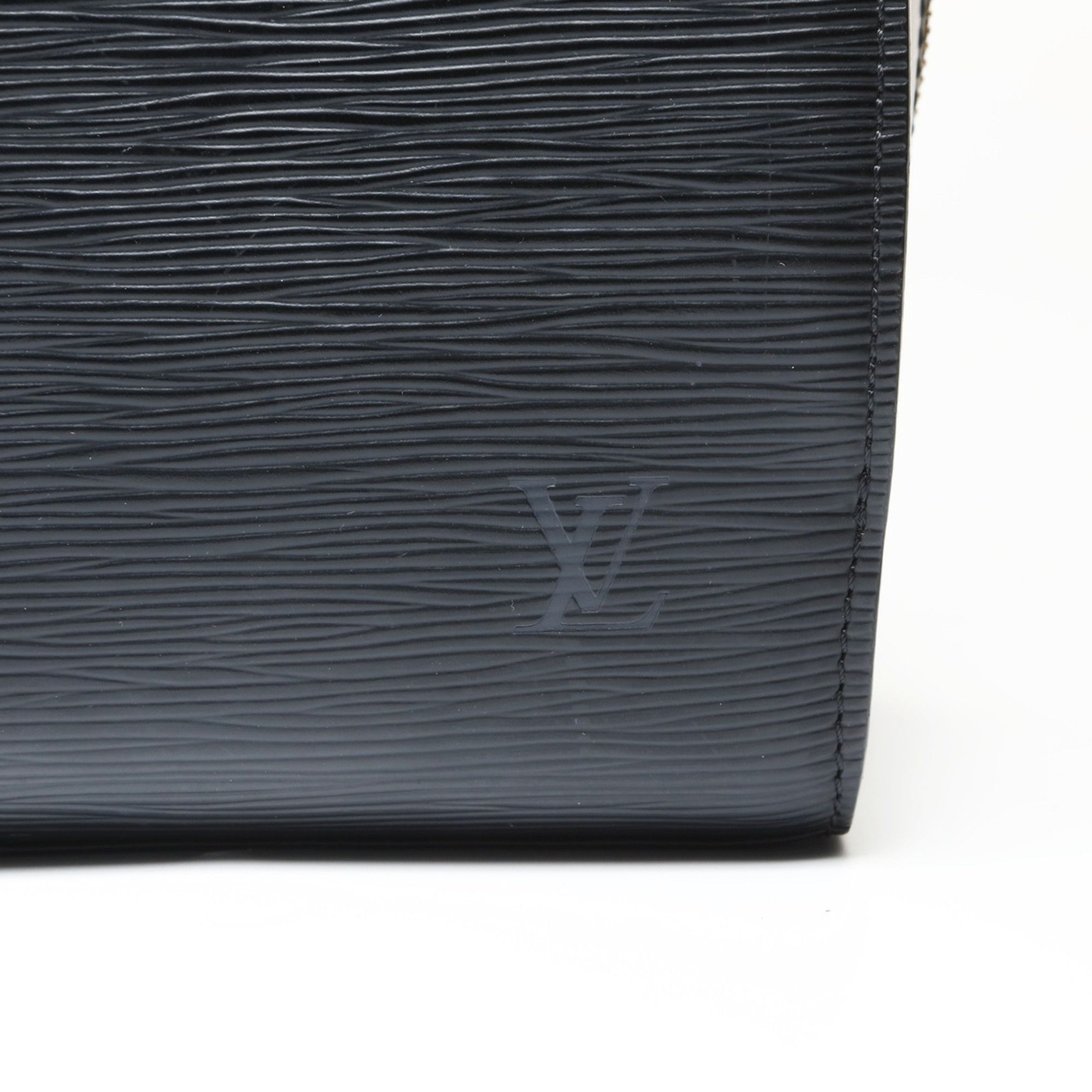 Louis Vuitton Louis Vuitton 2005 Pont Neuf Epi Leather Handbag, Black, WS27528 Size ONE SIZE - 8 Thumbnail