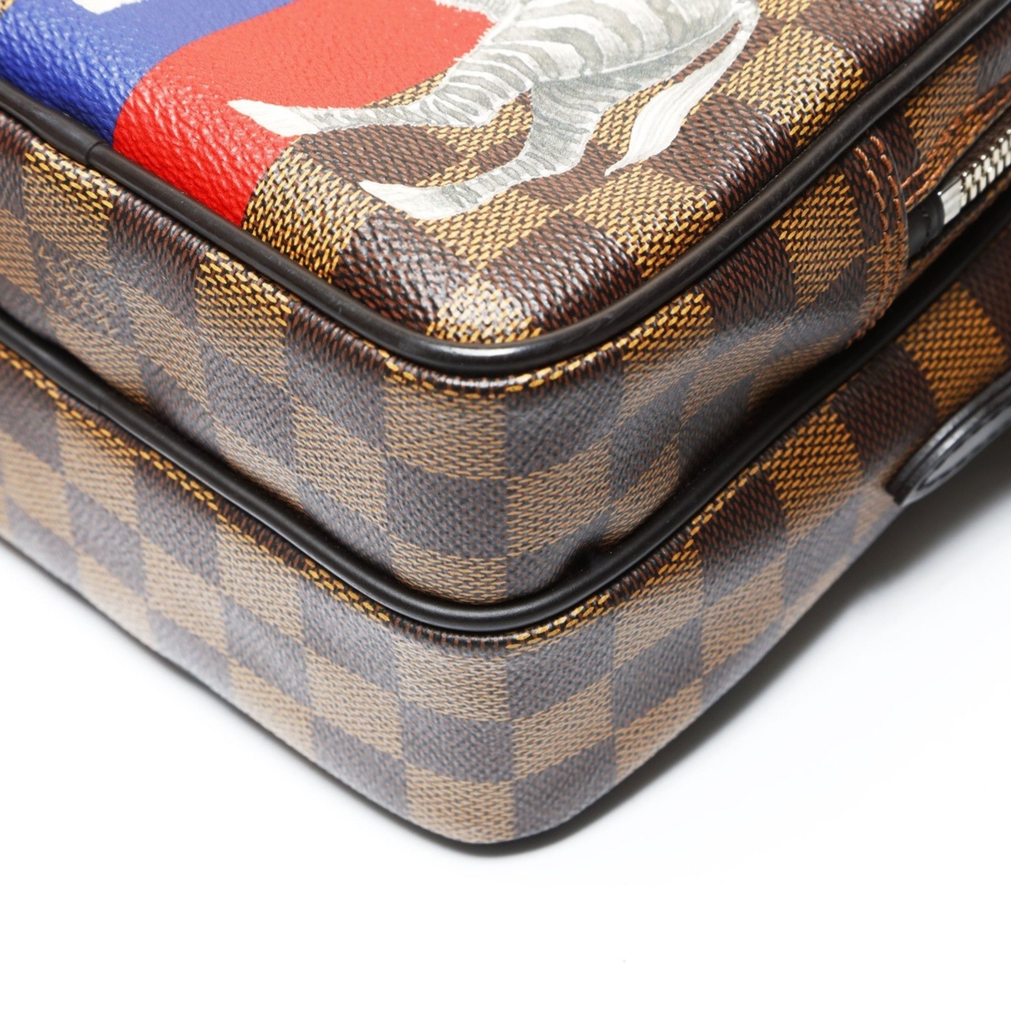Louis Vuitton Louis Vuitton 2016 Damier Amazon Chapman Shoulder Bag, Brown, WS27526 Size ONE SIZE - 6 Thumbnail
