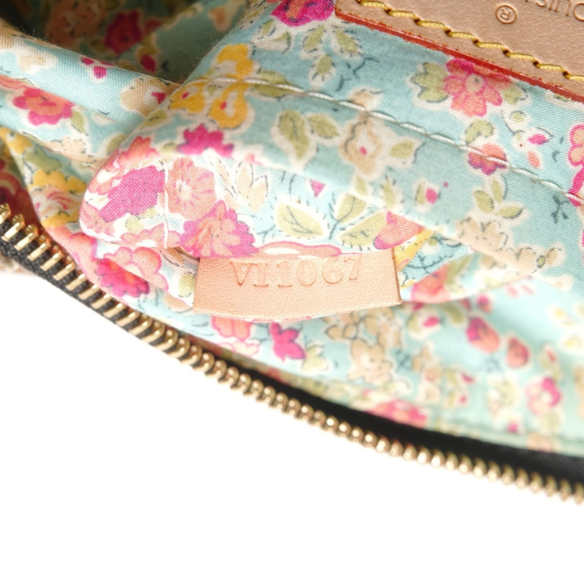 Louis Vuitton Louis Vuitton 2007 Monogram Denim Patchwork Pouch Shoulder Bag, Gray, WS27229 Size ONE SIZE - 11 Thumbnail
