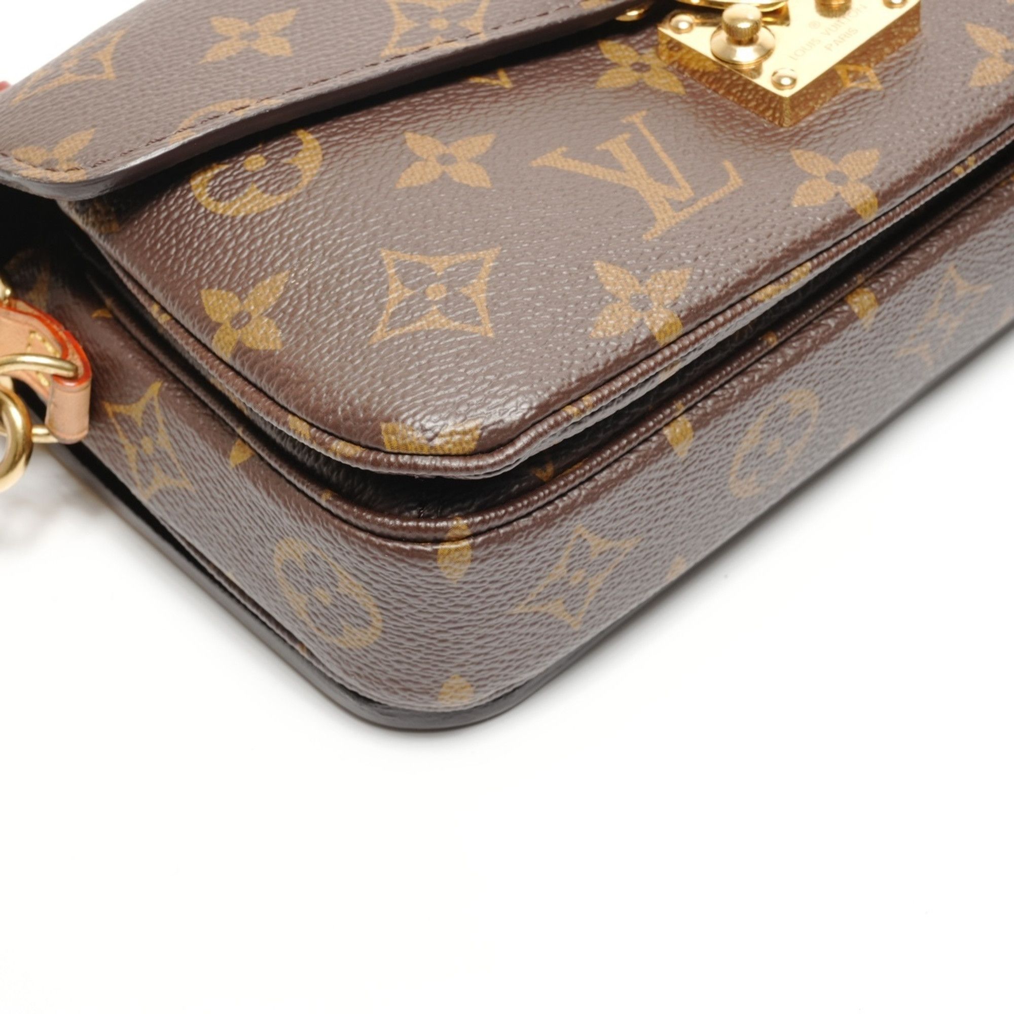 Louis Vuitton Louis Vuitton Pochette Metis New Monogram 2-Way Shoulder Bag, Brown, WS26498 Size ONE SIZE - 5 Thumbnail