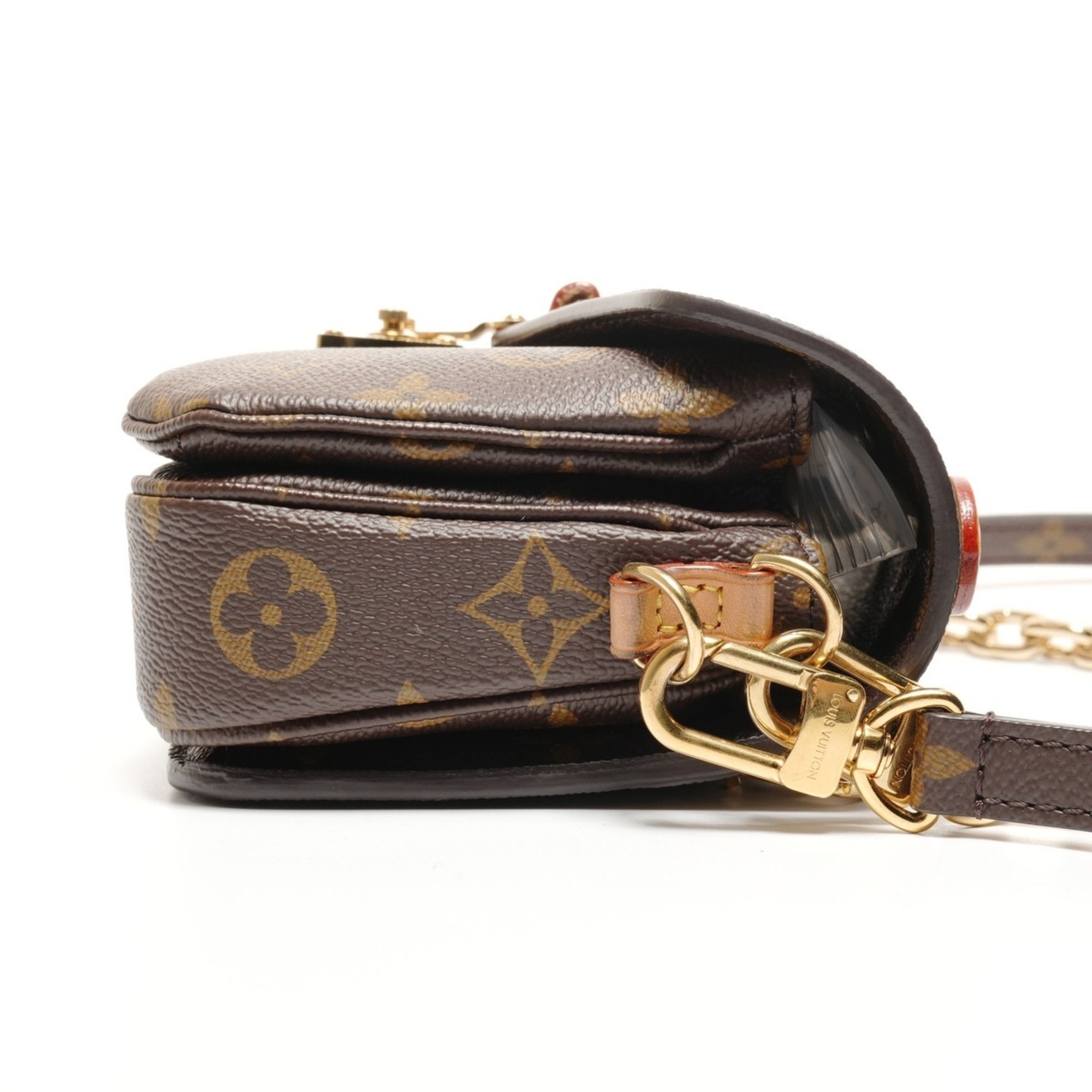 Louis Vuitton Louis Vuitton Pochette Metis New Monogram 2-Way Shoulder Bag, Brown, WS26498 Size ONE SIZE - 4 Thumbnail