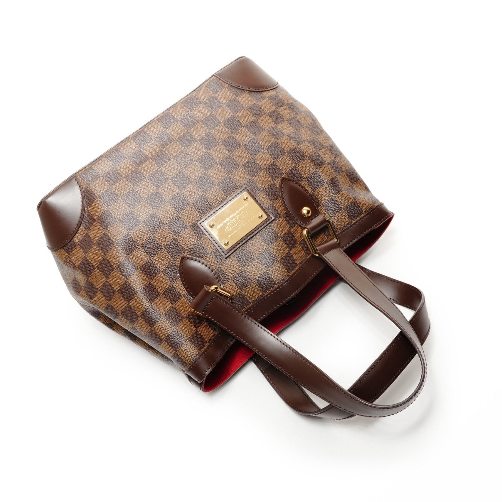 Louis Vuitton Louis Vuitton Damier Hampstead PM Tote Bag, Brown, 2008, WS27197 Size ONE SIZE - 8 Thumbnail