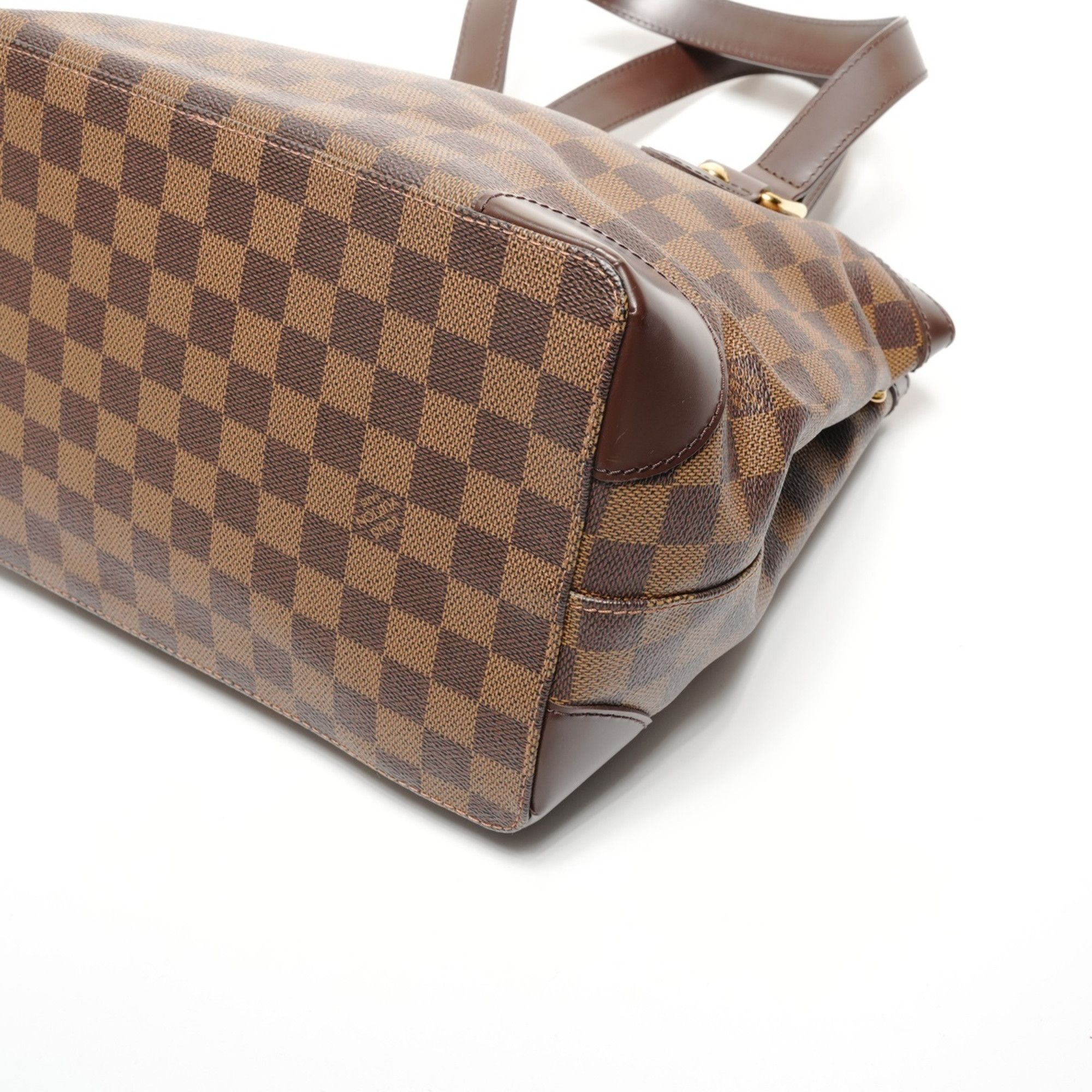 Louis Vuitton Louis Vuitton Damier Hampstead PM Tote Bag, Brown, 2008, WS27197 Size ONE SIZE - 6 Thumbnail