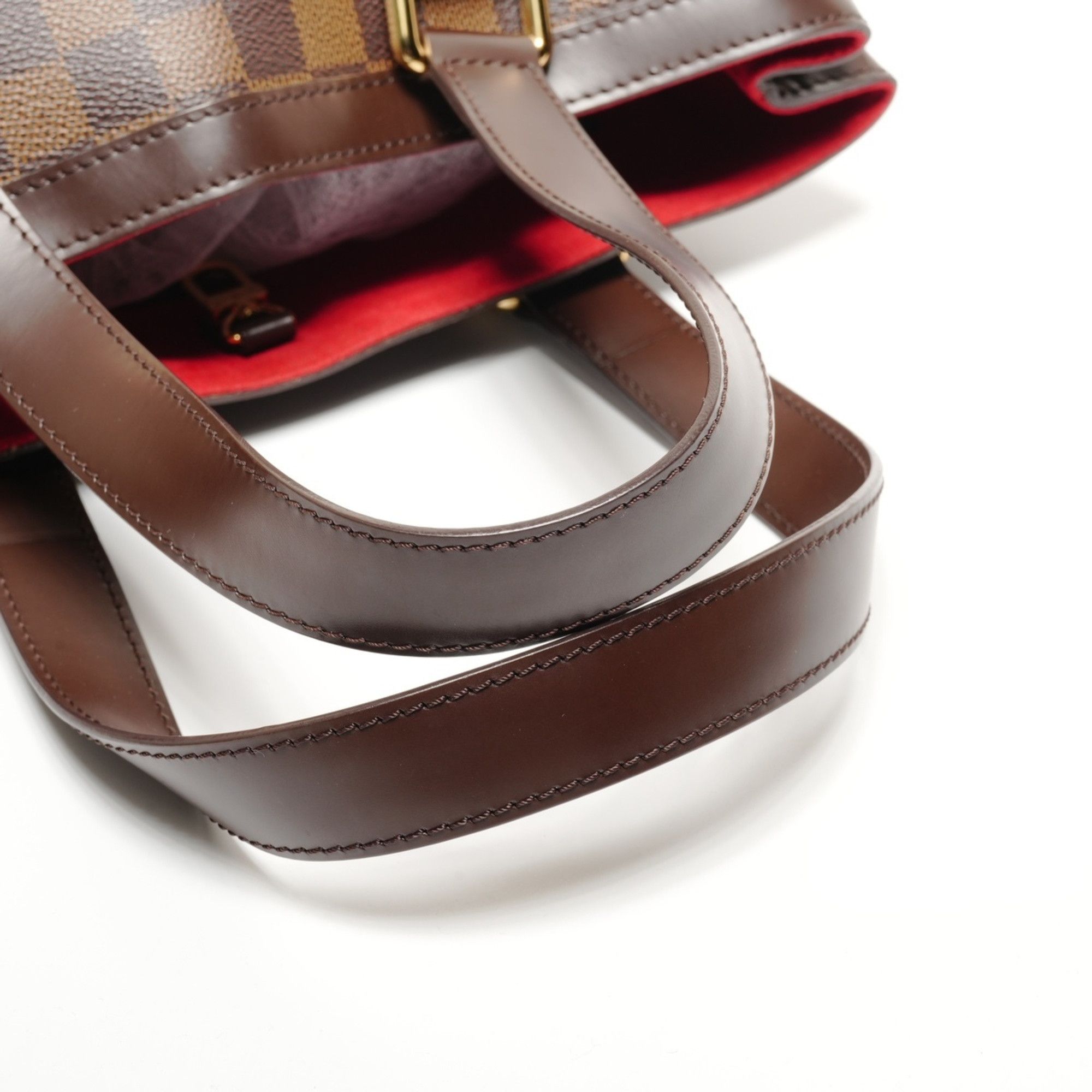 Louis Vuitton Louis Vuitton Damier Hampstead PM Tote Bag, Brown, 2008, WS27197 Size ONE SIZE - 11 Thumbnail