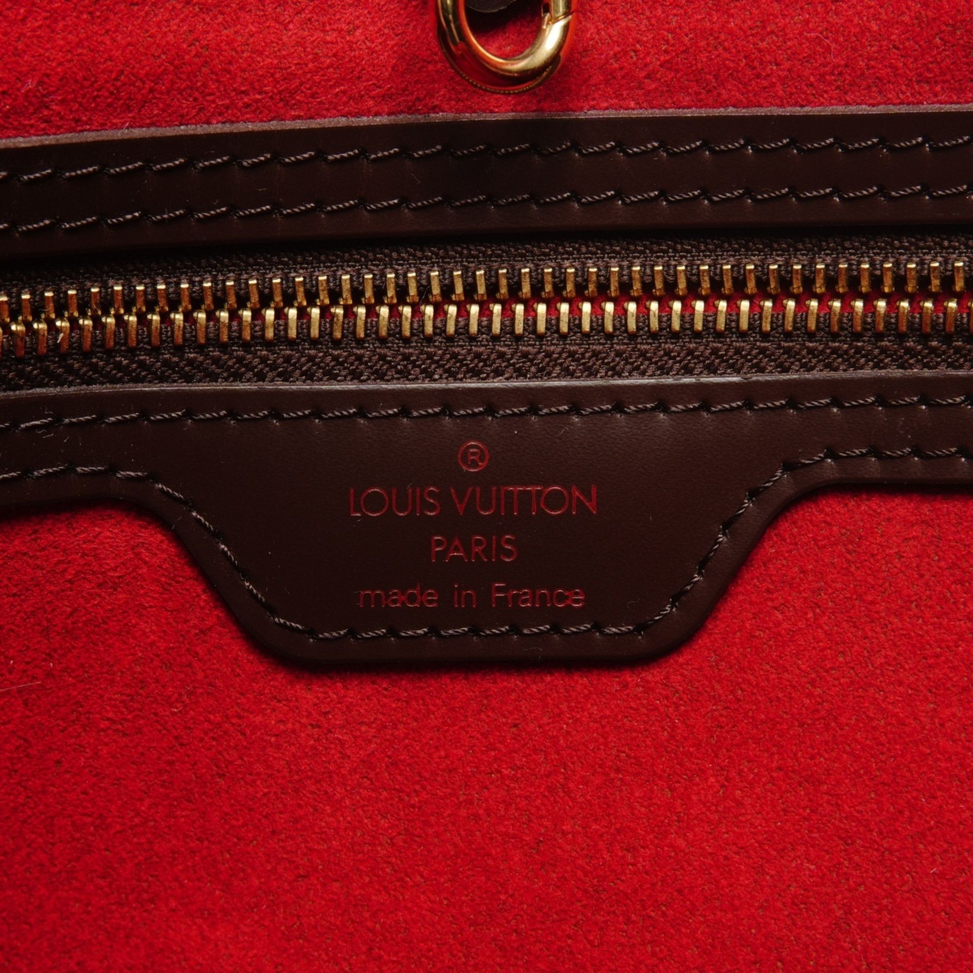 Louis Vuitton Louis Vuitton Damier Hampstead PM Tote Bag, Brown, 2008, WS27197 Size ONE SIZE - 9 Thumbnail