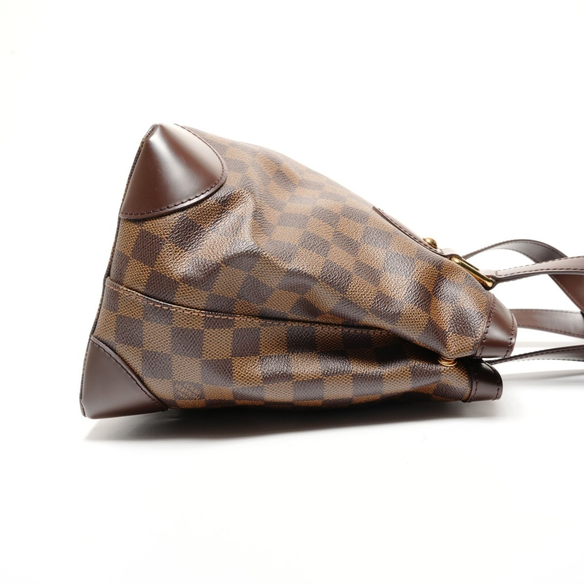 Louis Vuitton Louis Vuitton Damier Hampstead PM Tote Bag, Brown, 2008, WS27197 Size ONE SIZE - 4 Thumbnail