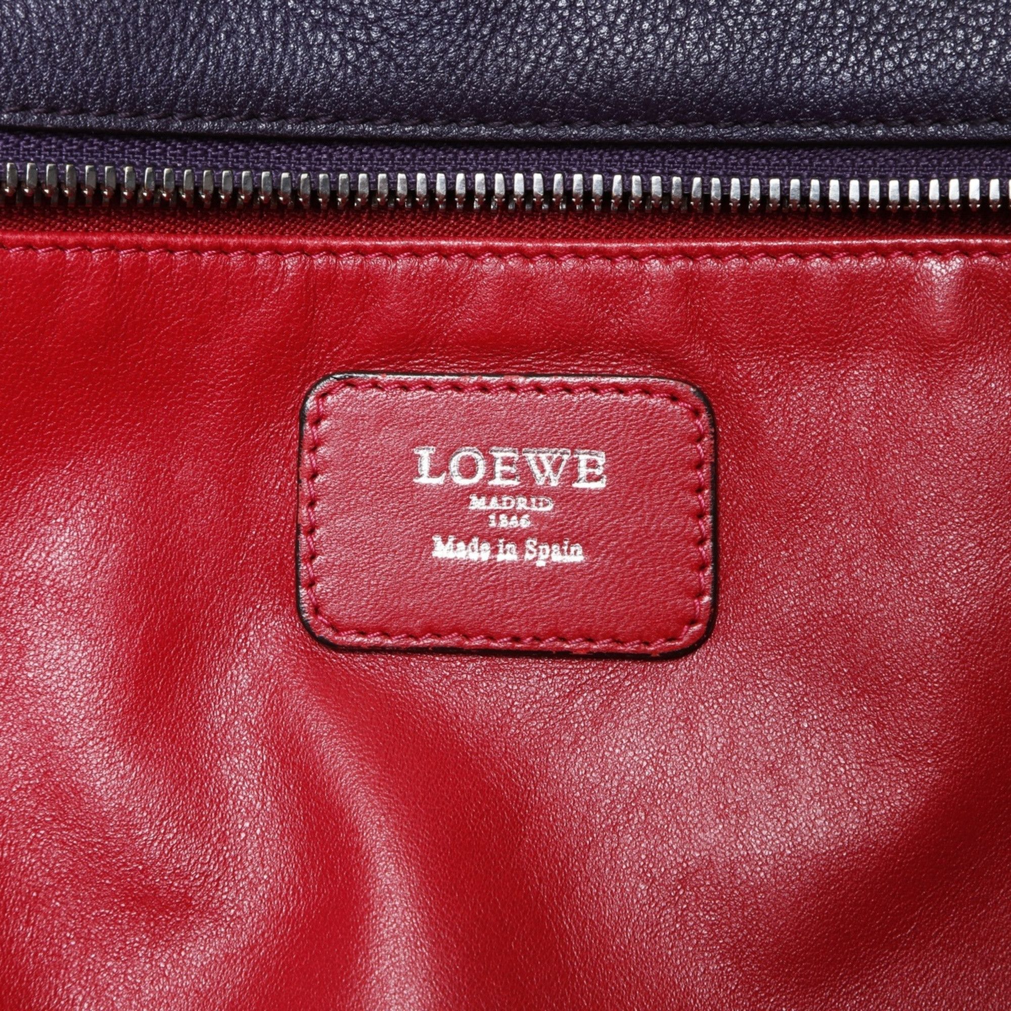 Loewe LOEWE Amazona 36 Anagram Handbag, Red, WS26665 Size ONE SIZE - 10 Thumbnail