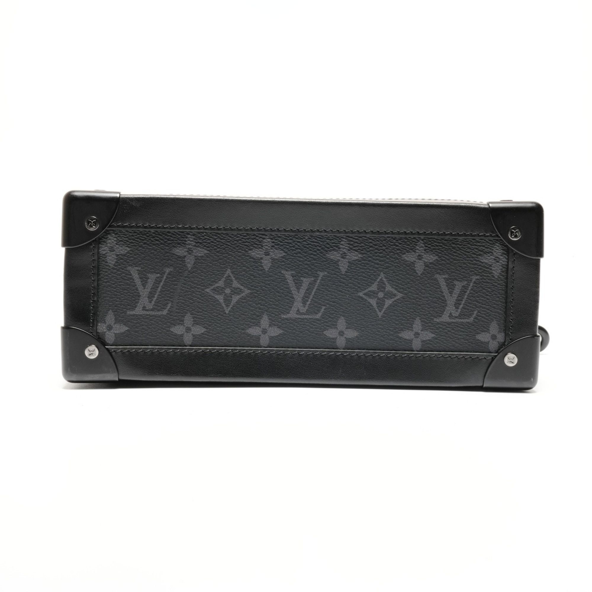 Louis Vuitton Louis Vuitton Monogram Eclipse Soft Trunk Shoulder Bag, Black, WS26713 Size ONE SIZE - 7 Thumbnail