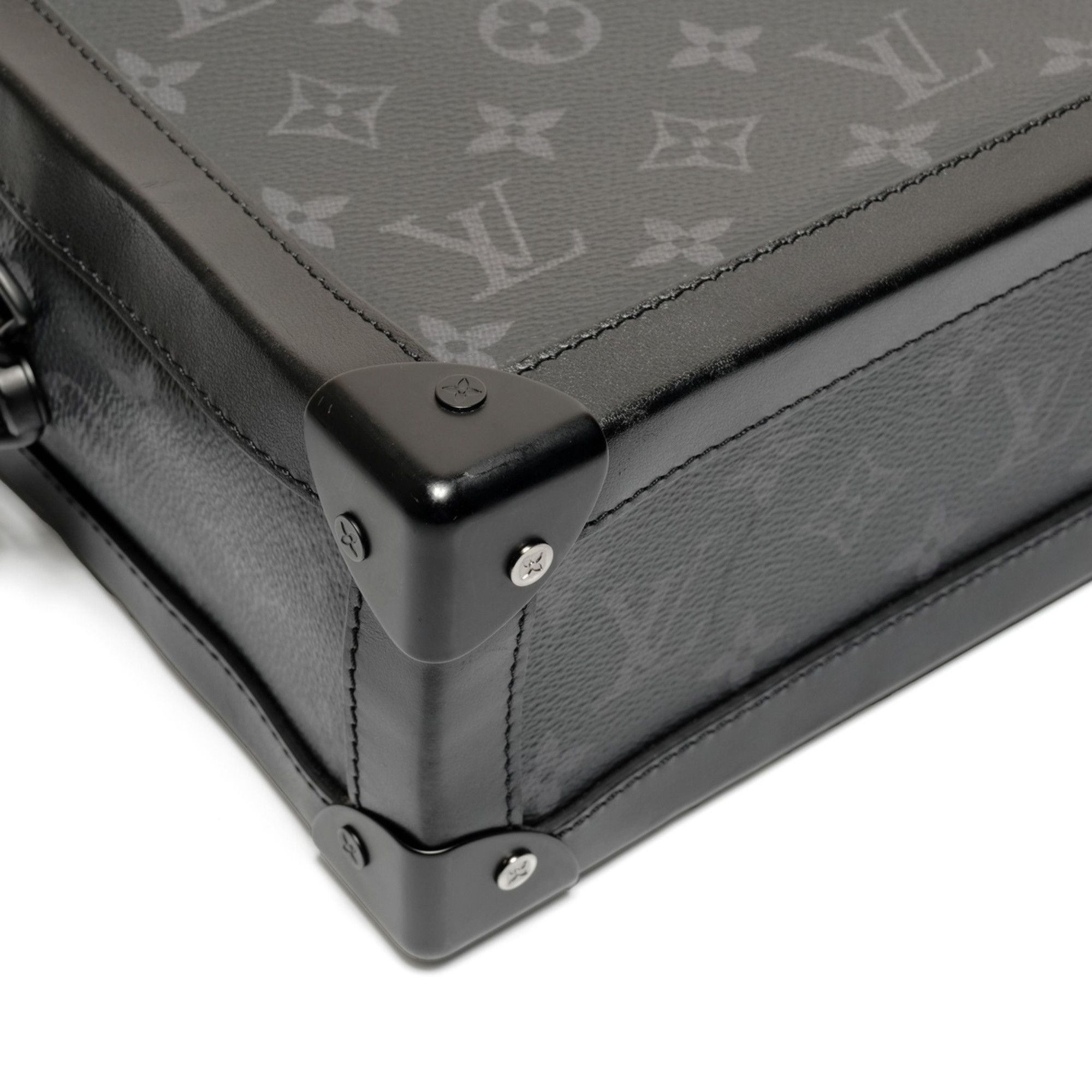 Louis Vuitton Louis Vuitton Monogram Eclipse Soft Trunk Shoulder Bag, Black, WS26713 Size ONE SIZE - 5 Thumbnail