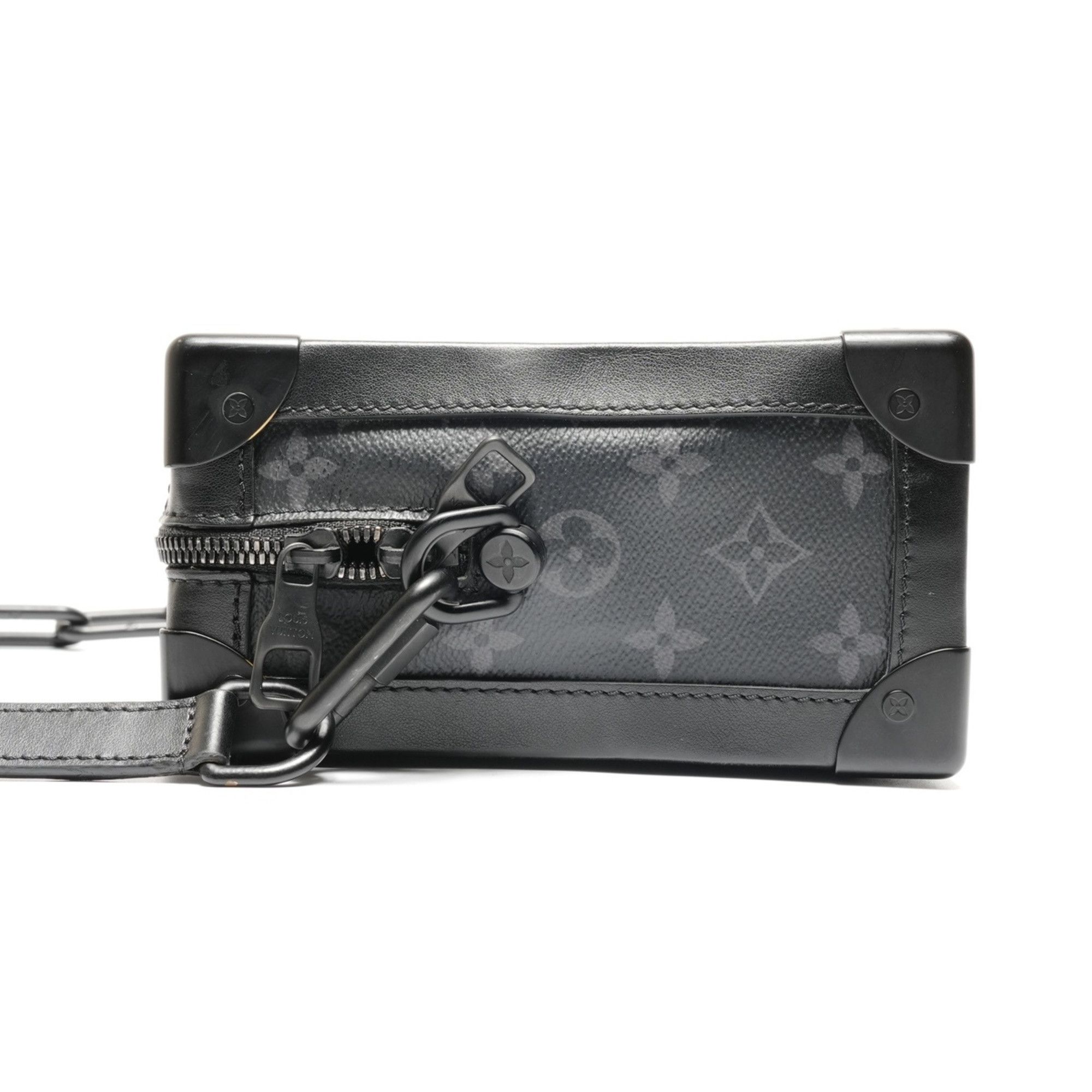 Louis Vuitton Louis Vuitton Monogram Eclipse Soft Trunk Shoulder Bag, Black, WS26713 Size ONE SIZE - 3 Thumbnail