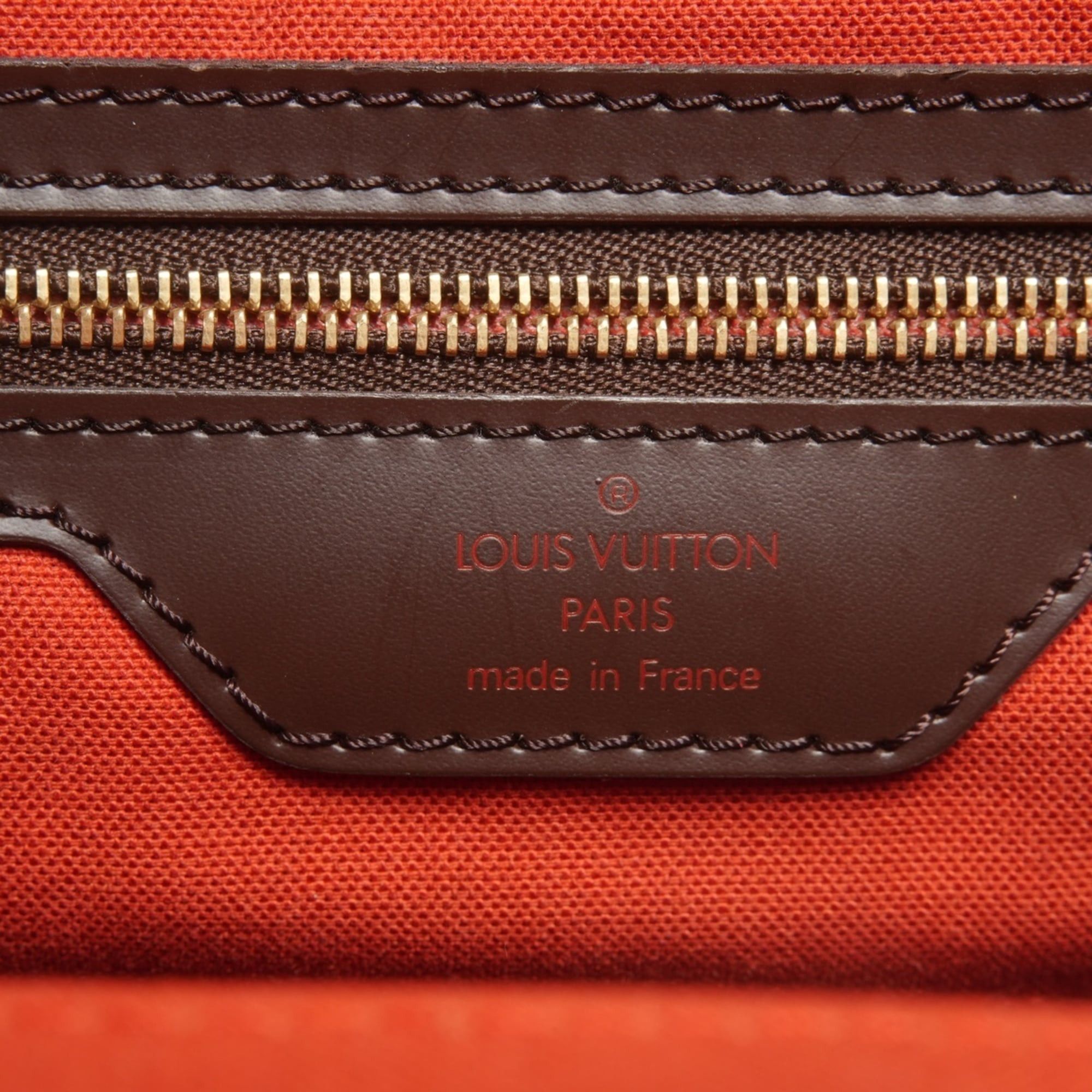 Louis Vuitton Louis Vuitton 2005 Damier Greenwich PM Boston Bag, Brown, WS27113 Size ONE SIZE - 9 Thumbnail