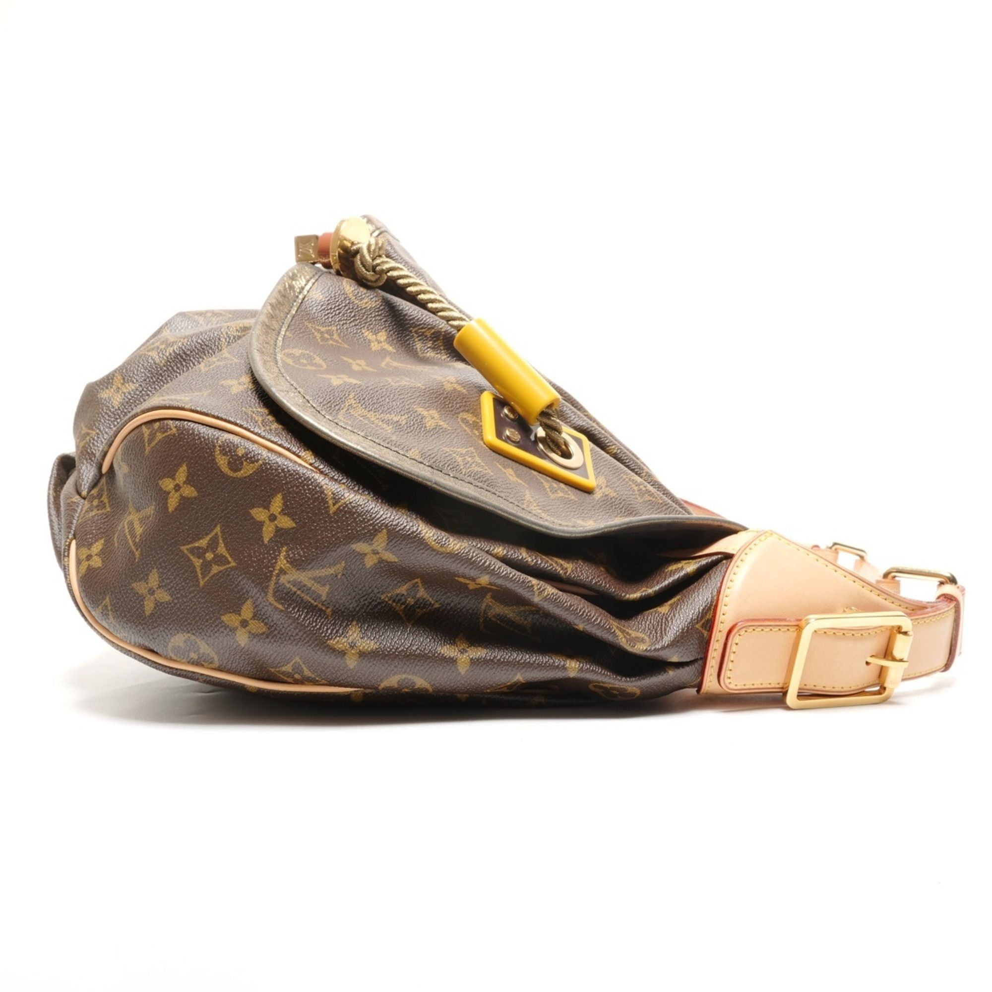 Louis Vuitton Louis Vuitton 2009 Kalahari GM Monogram Shoulder Bag, Brown, WS27290 Size ONE SIZE - 5 Thumbnail