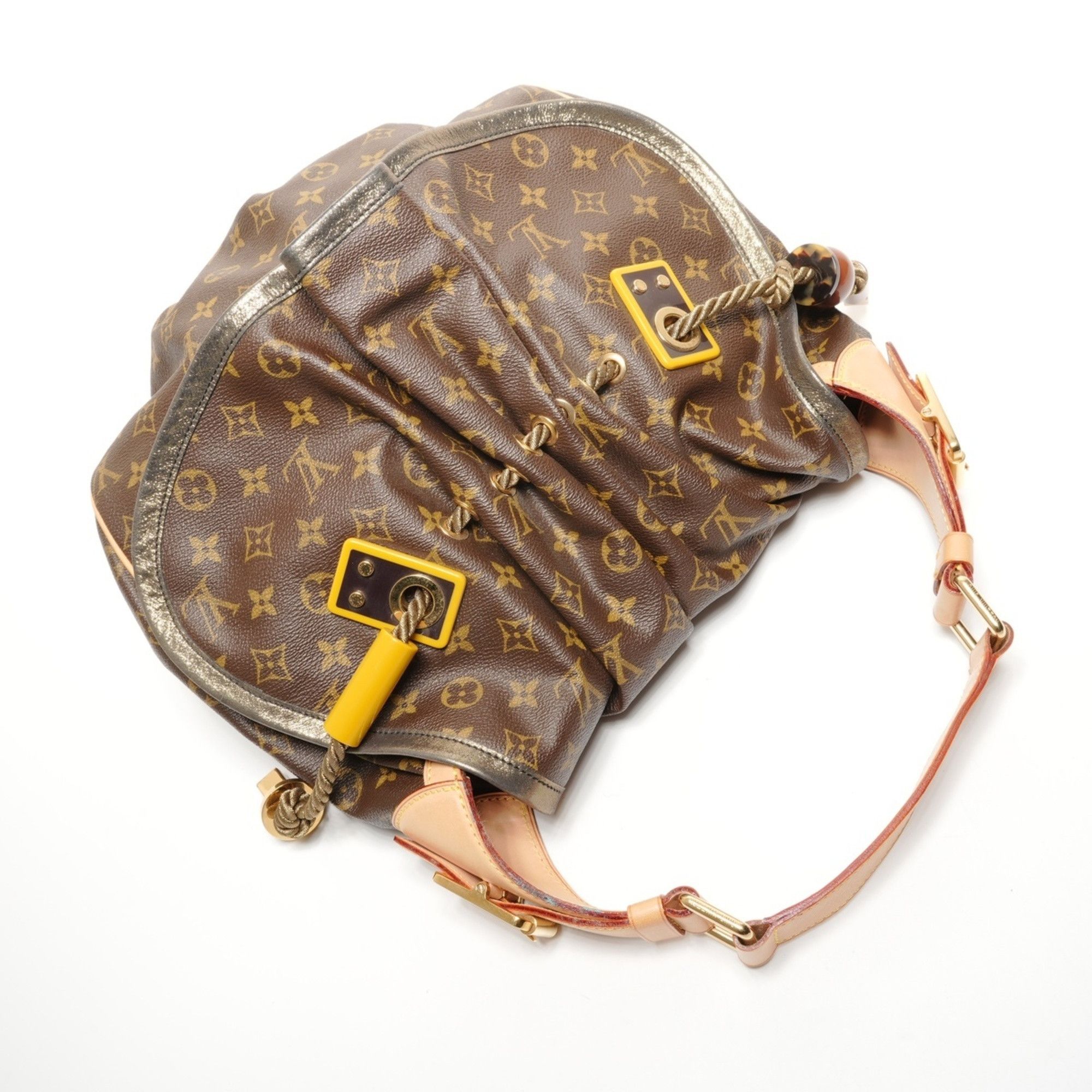 Louis Vuitton Louis Vuitton 2009 Kalahari GM Monogram Shoulder Bag, Brown, WS27290 Size ONE SIZE - 9 Thumbnail