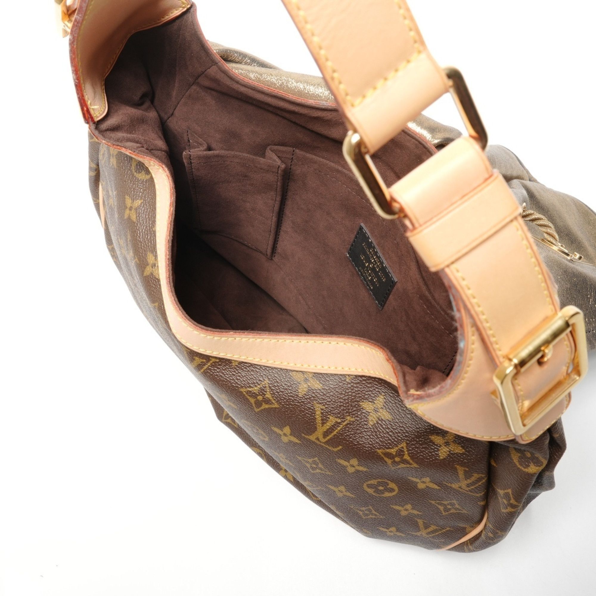 Louis Vuitton Louis Vuitton 2009 Kalahari GM Monogram Shoulder Bag, Brown, WS27290 Size ONE SIZE - 11 Thumbnail