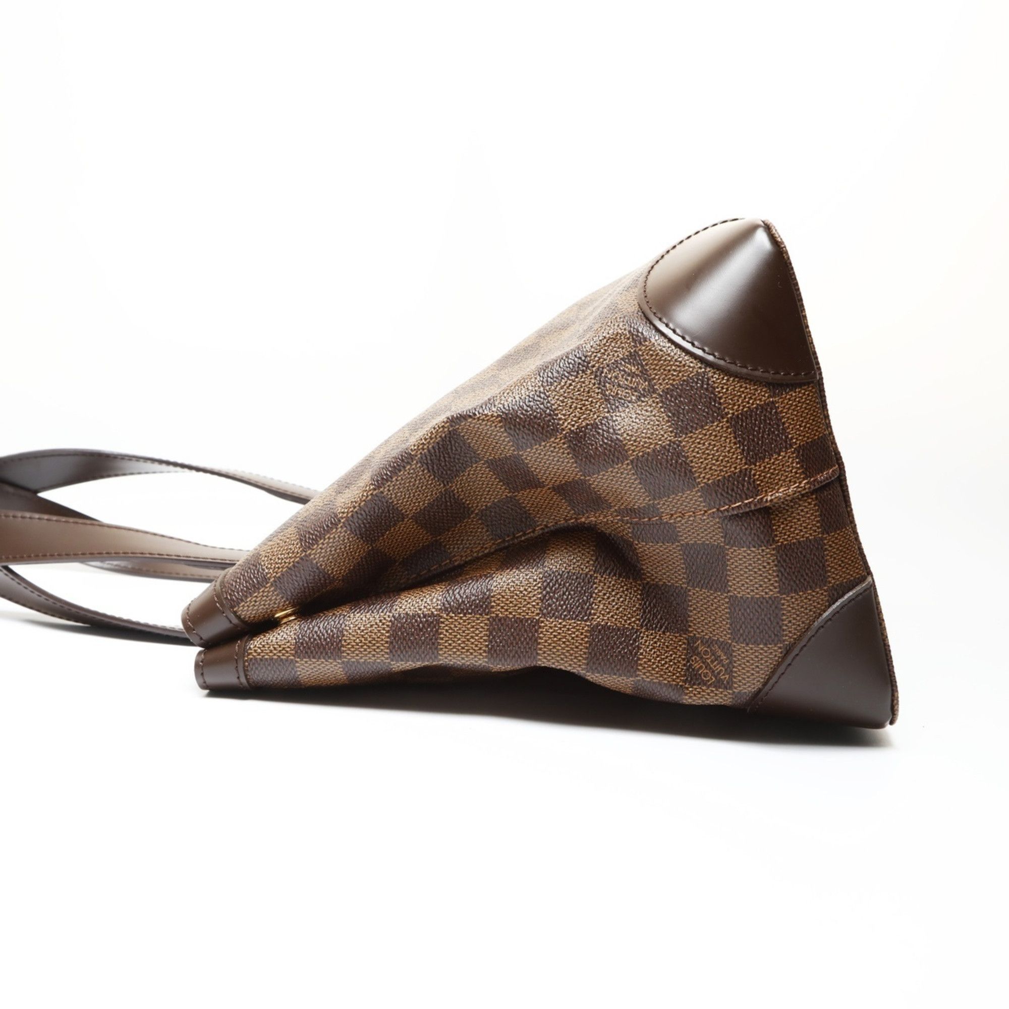 Louis Vuitton Louis Vuitton Damier Hampstead PM Handbag, Brown, 2009, WS27083 Size ONE SIZE - 3 Thumbnail