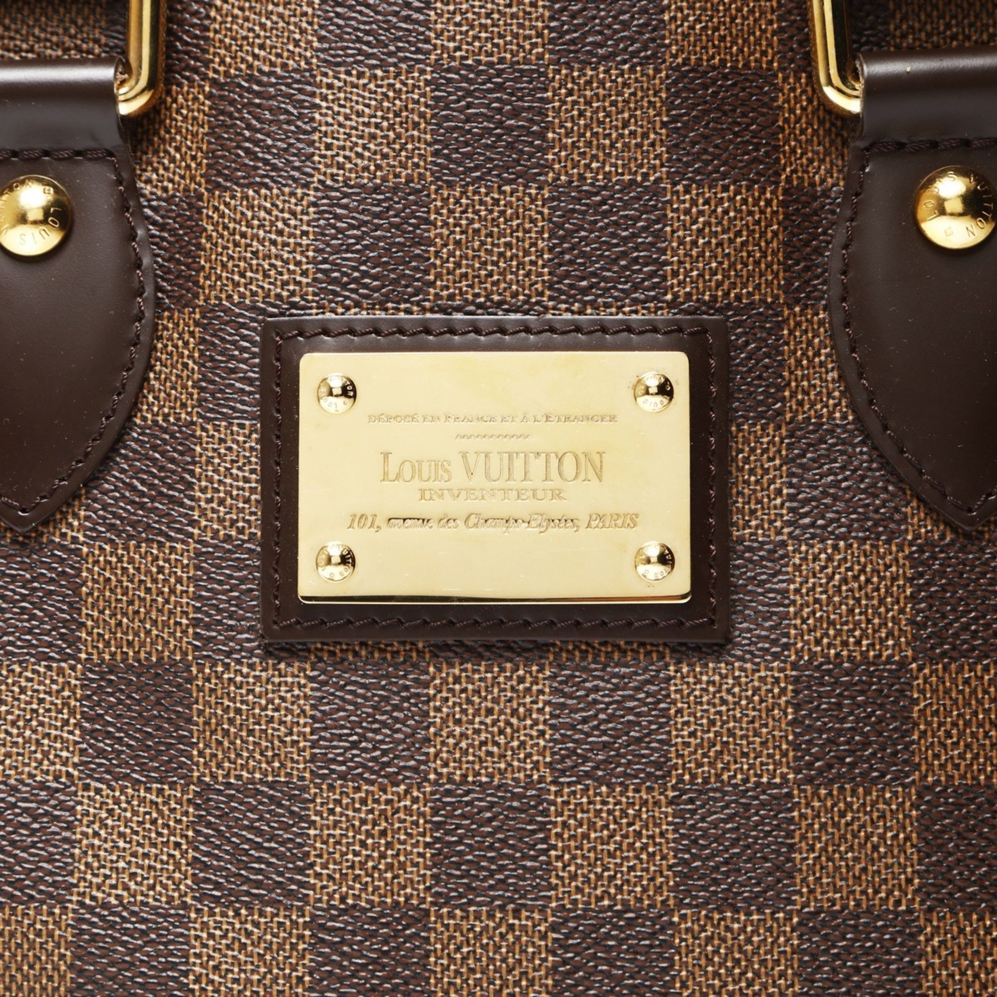 Louis Vuitton Louis Vuitton Damier Hampstead PM Handbag, Brown, 2009, WS27083 Size ONE SIZE - 8 Thumbnail