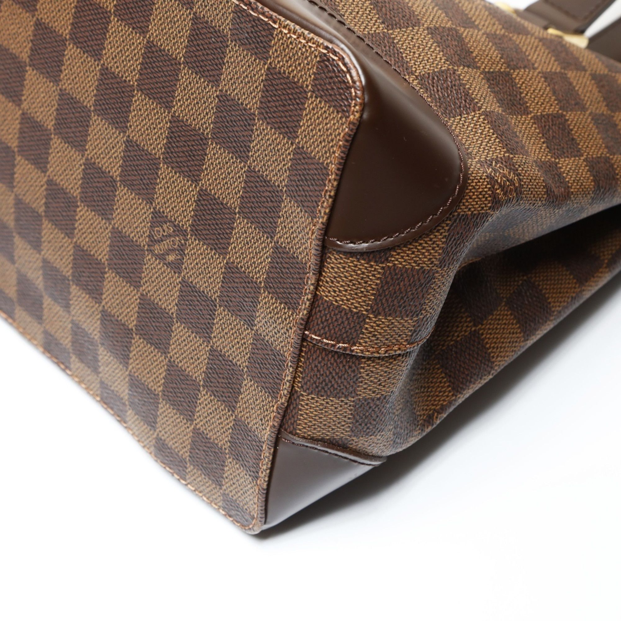 Louis Vuitton Louis Vuitton Damier Hampstead PM Handbag, Brown, 2009, WS27083 Size ONE SIZE - 6 Thumbnail
