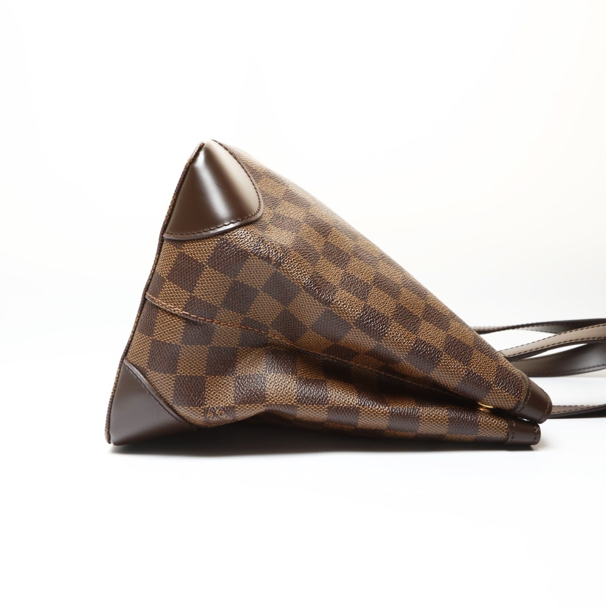 Louis Vuitton Louis Vuitton Damier Hampstead PM Handbag, Brown, 2009, WS27083 Size ONE SIZE - 4 Thumbnail
