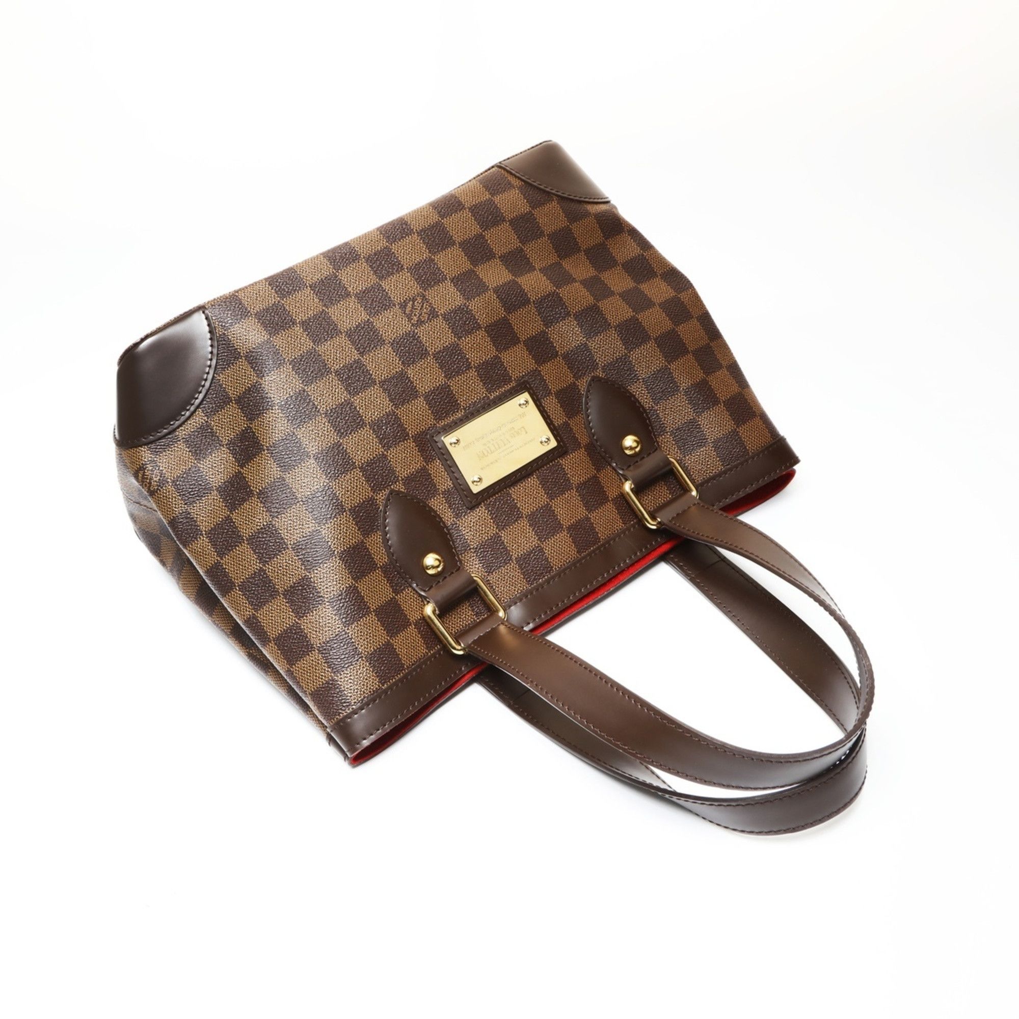 Louis Vuitton Louis Vuitton Damier Hampstead PM Handbag, Brown, 2009, WS27083 Size ONE SIZE - 9 Thumbnail