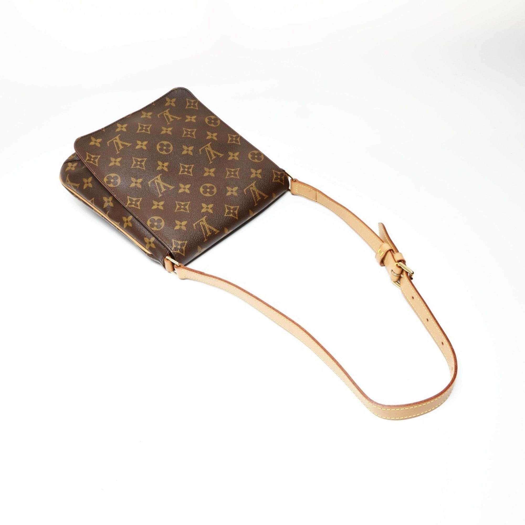 Louis Vuitton Louis Vuitton 2001 Monogram Musette Salsa Short Shoulder Bag, Brown, WS27089 Size ONE SIZE - 8 Thumbnail