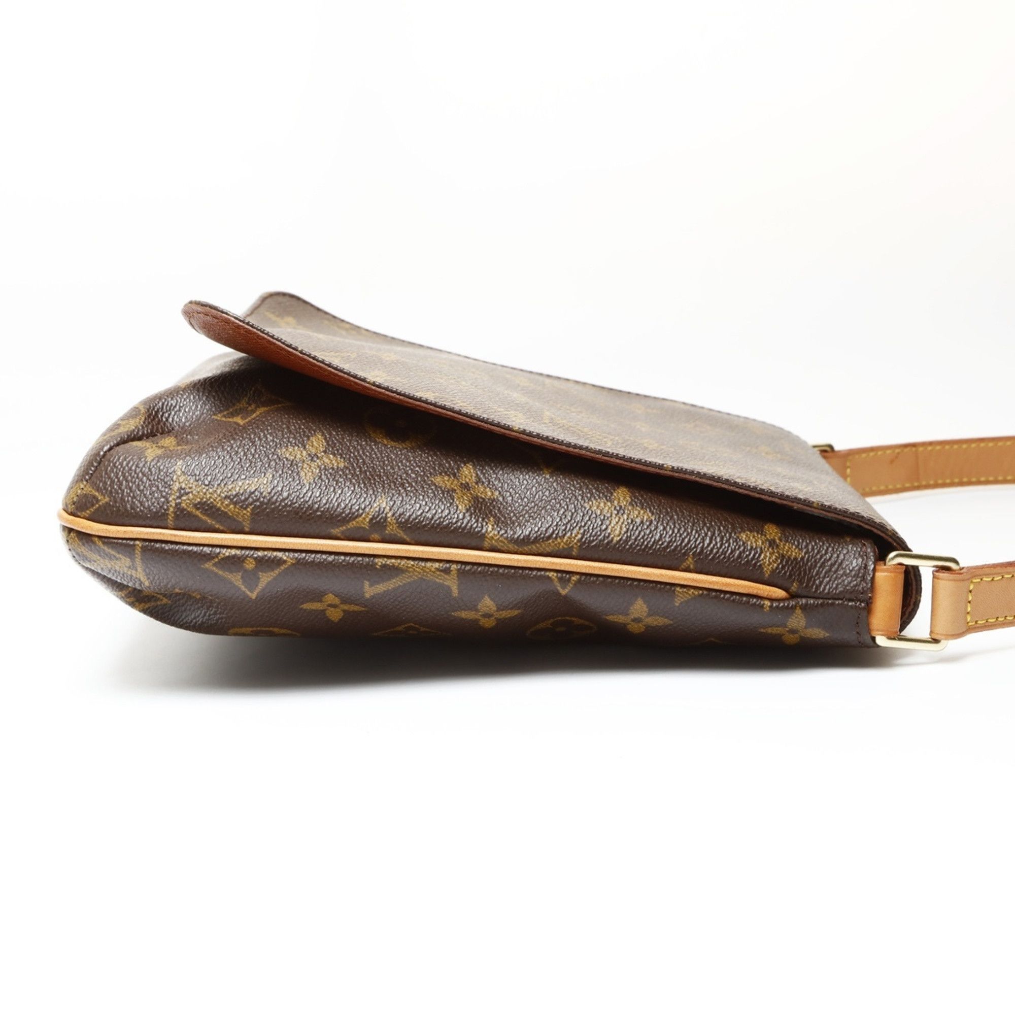 Louis Vuitton Louis Vuitton 2001 Monogram Musette Salsa Short Shoulder Bag, Brown, WS27089 Size ONE SIZE - 4 Thumbnail