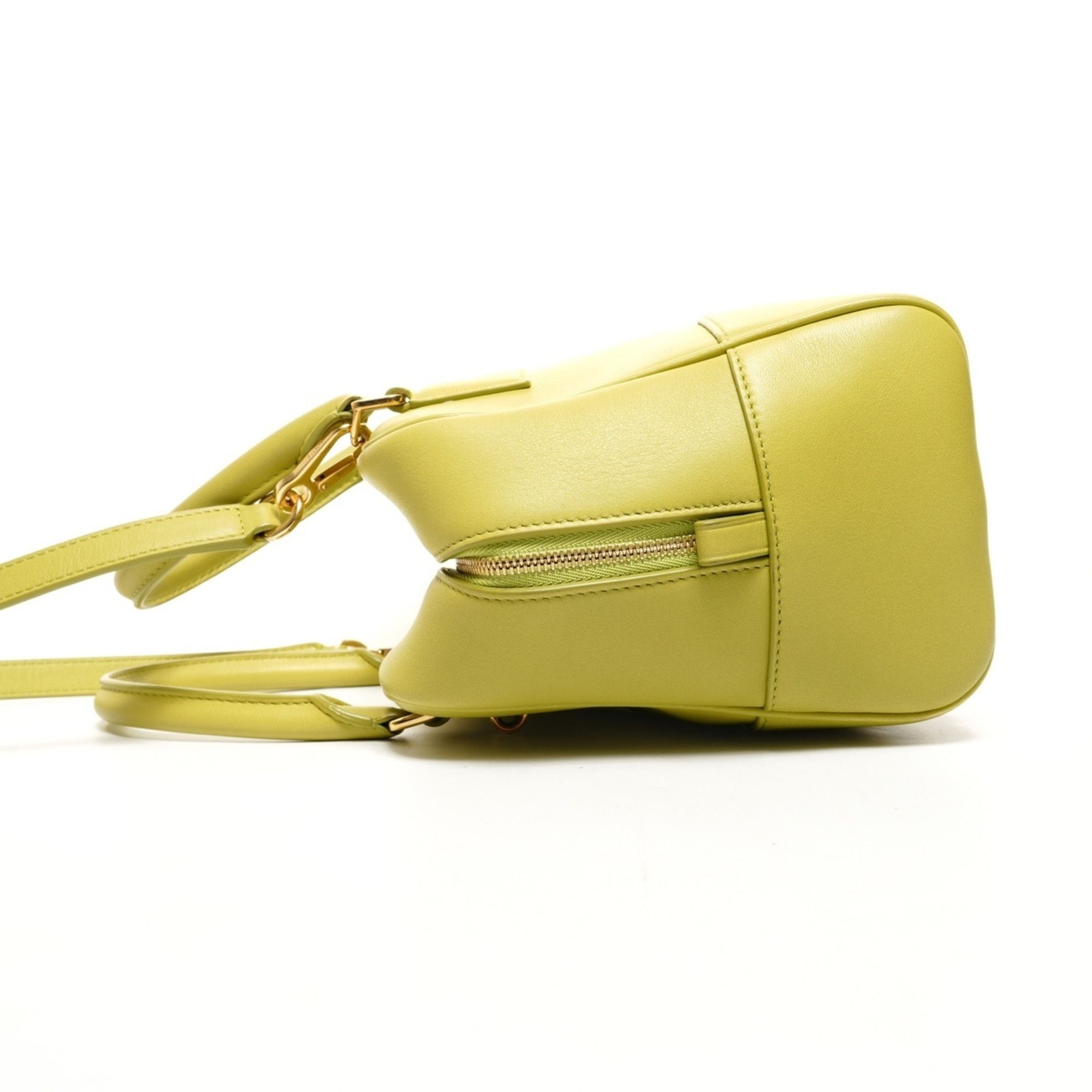 Loewe LOEWE Amazona Leather Anagram 2-Way Handbag, Green, WS26115 Size ONE SIZE - 3 Thumbnail