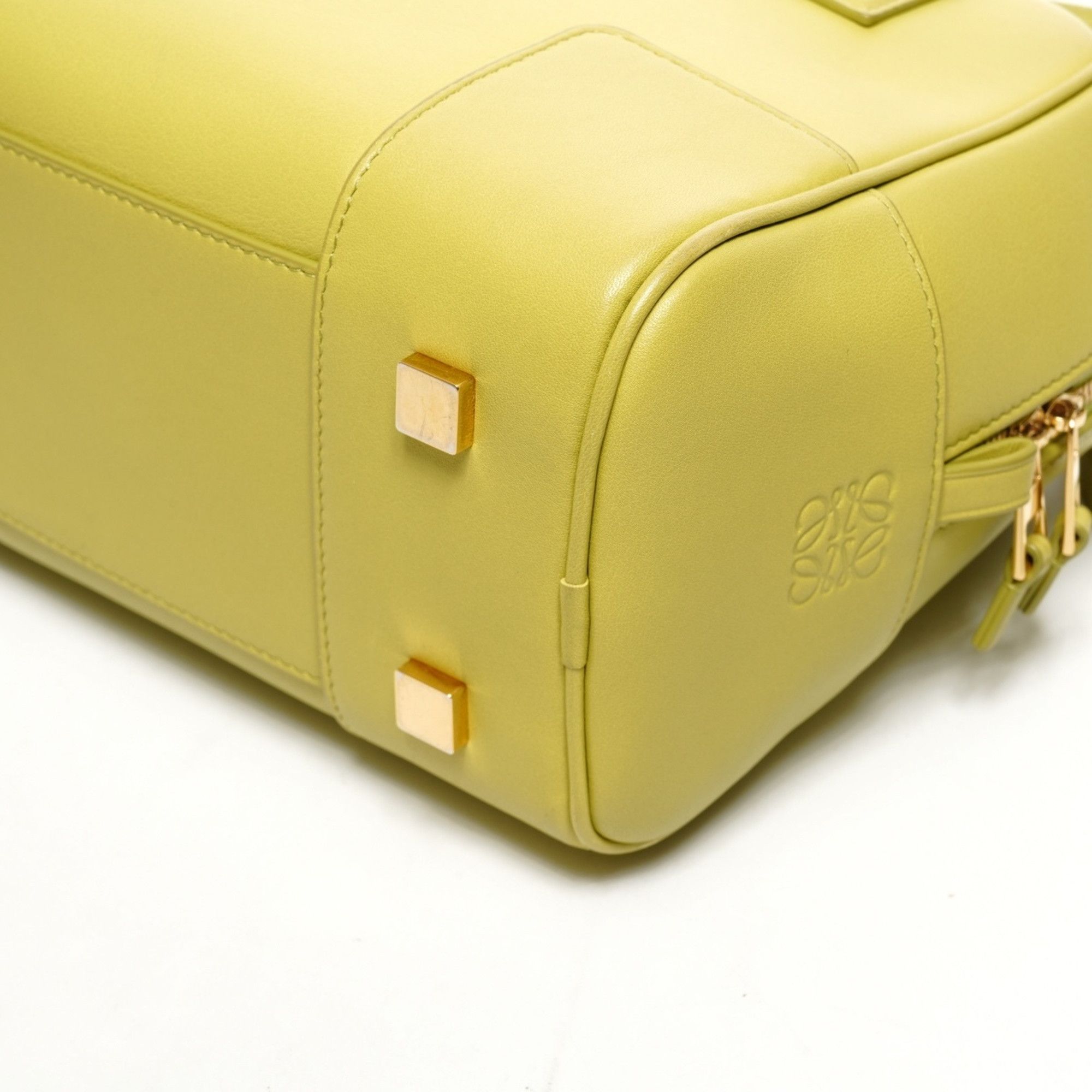 Loewe LOEWE Amazona Leather Anagram 2-Way Handbag, Green, WS26115 Size ONE SIZE - 6 Thumbnail
