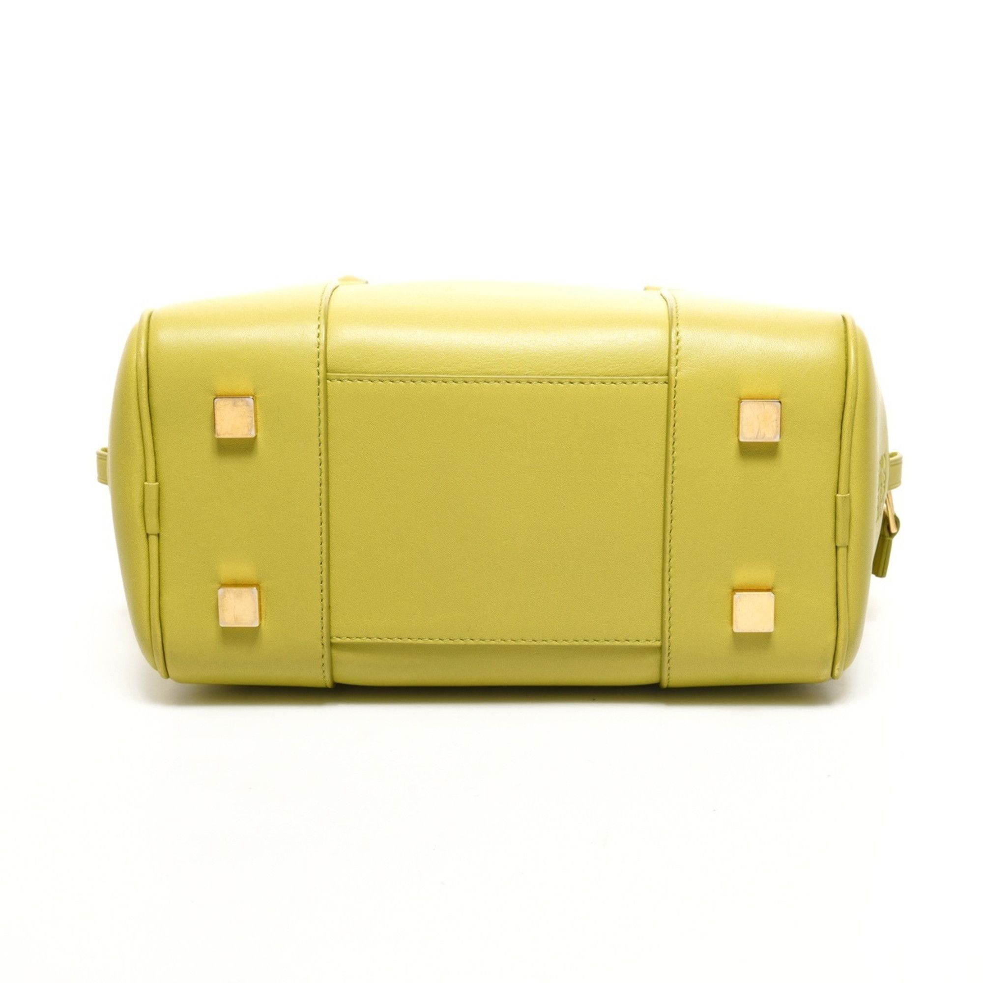 Loewe LOEWE Amazona Leather Anagram 2-Way Handbag, Green, WS26115 Size ONE SIZE - 7 Thumbnail