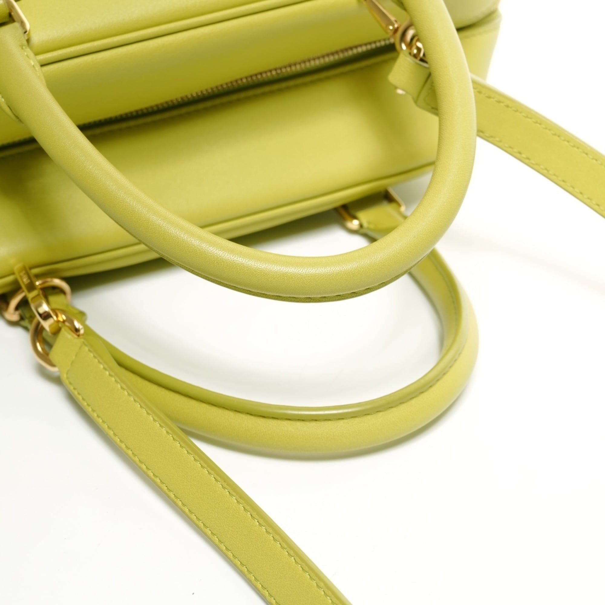 Loewe LOEWE Amazona Leather Anagram 2-Way Handbag, Green, WS26115 Size ONE SIZE - 11 Thumbnail
