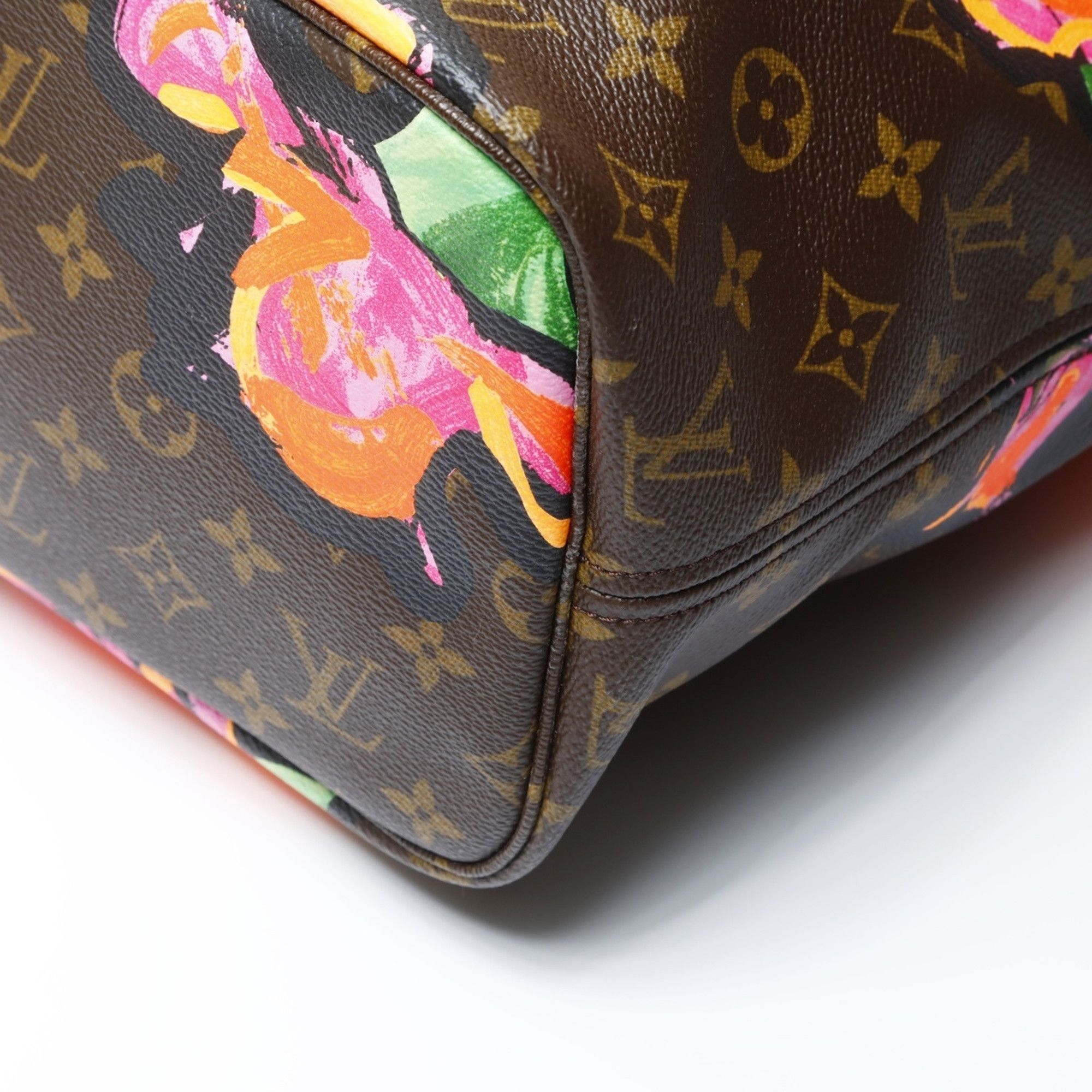 Louis Vuitton Louis Vuitton 2008 Monogram Rose Neverfull MM M48683 Tote Bag, Brown, WS26662 Size ONE SIZE - 6 Thumbnail