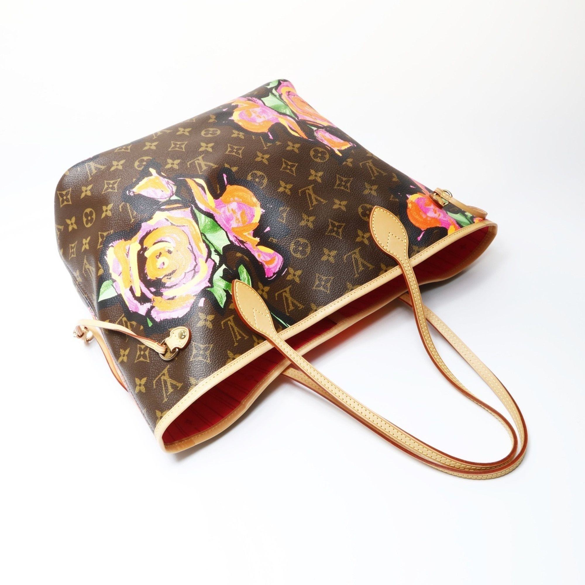 Louis Vuitton Louis Vuitton 2008 Monogram Rose Neverfull MM M48683 Tote Bag, Brown, WS26662 Size ONE SIZE - 8 Thumbnail