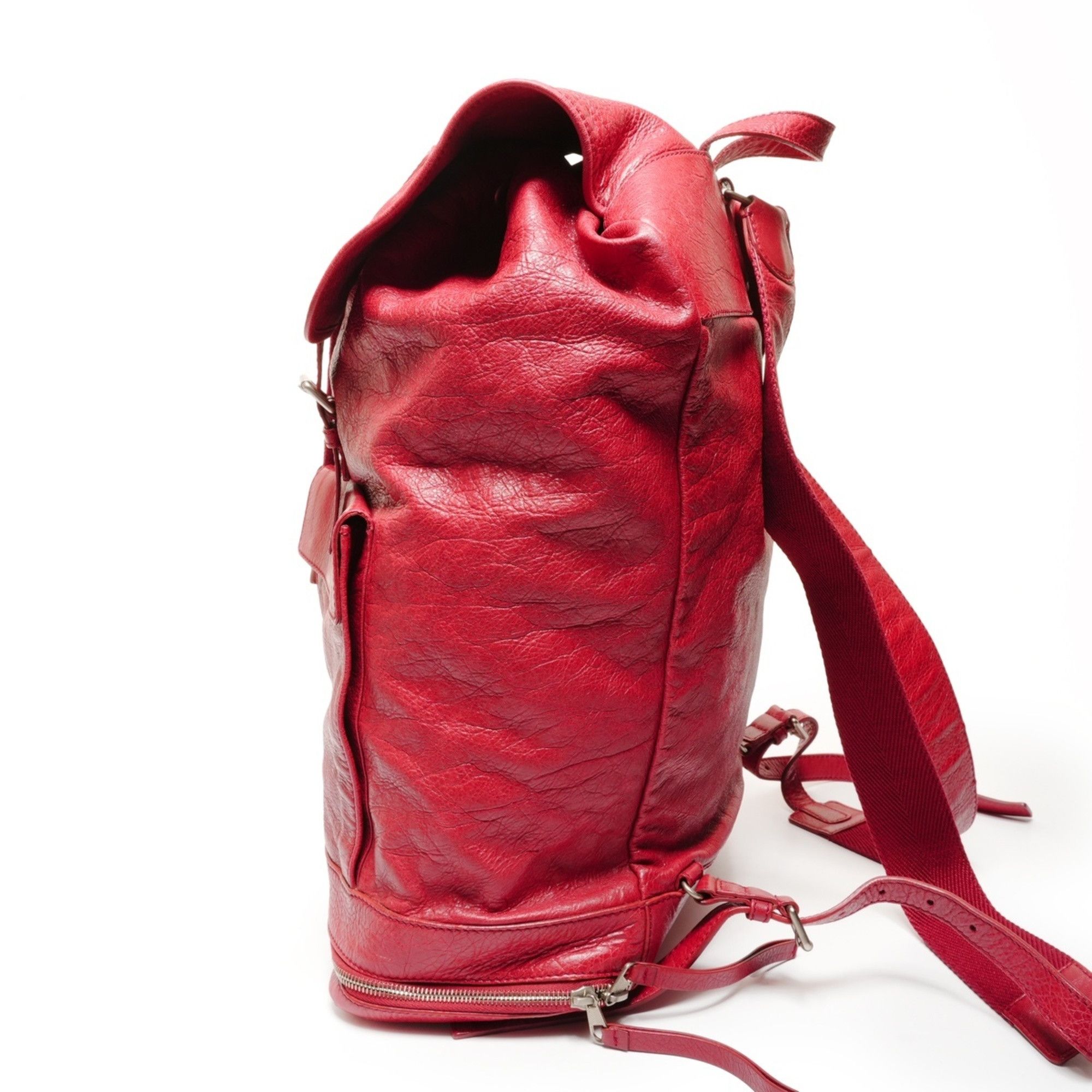 Balenciaga Balenciaga Classic Traveler Backpack/Daypack, Red, WS26686 Size ONE SIZE - 5 Thumbnail