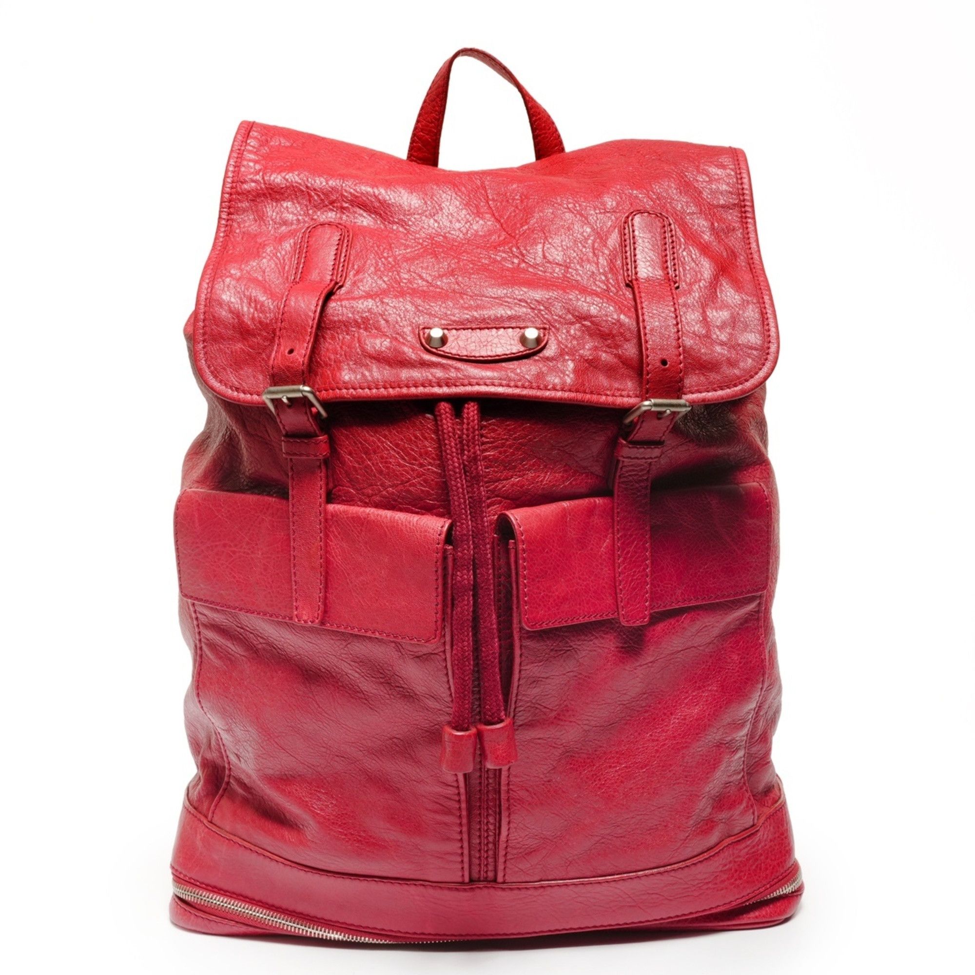 Balenciaga Balenciaga Classic Traveler Backpack/Daypack, Red, WS26686 Size ONE SIZE - 2 Thumbnail