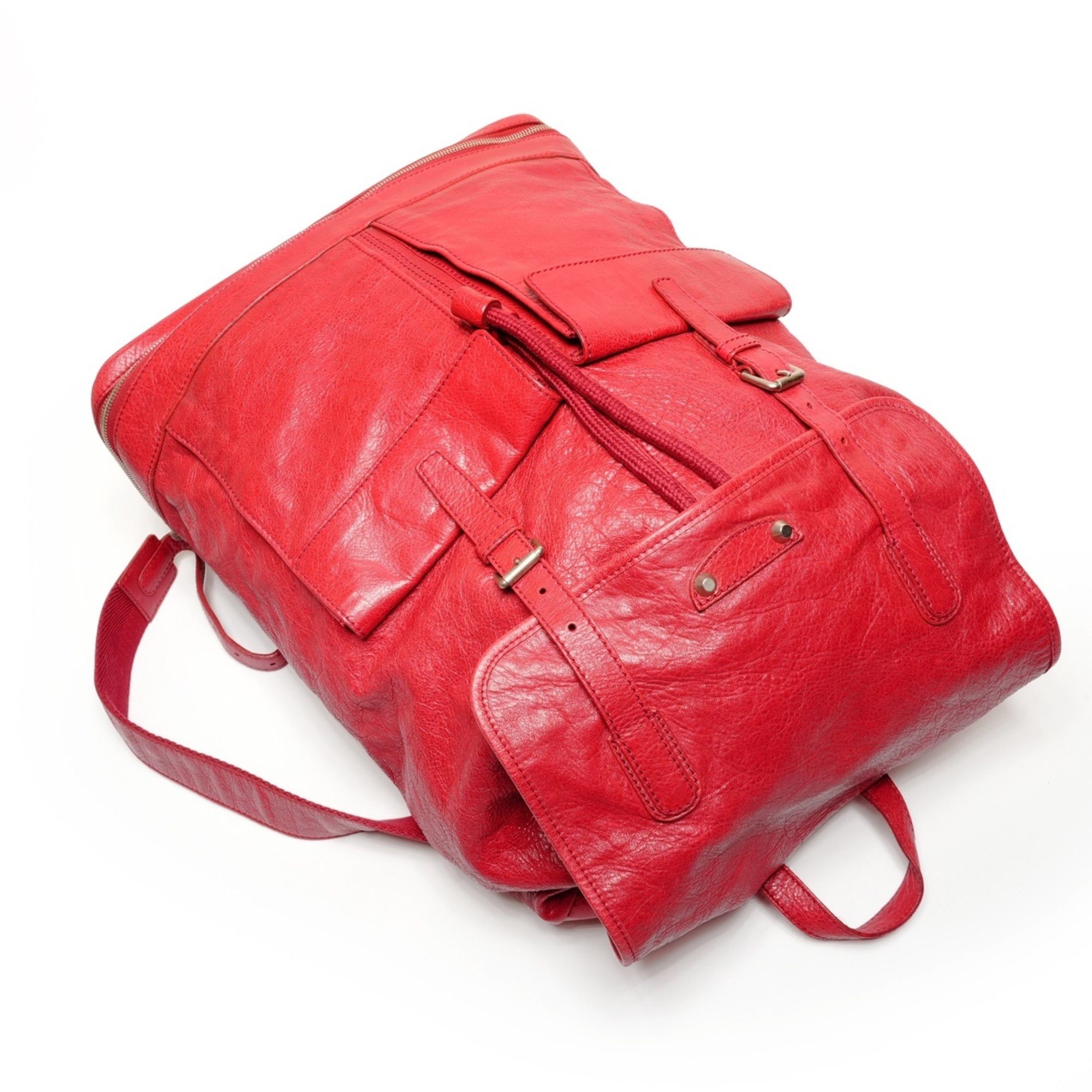 Balenciaga Balenciaga Classic Traveler Backpack/Daypack, Red, WS26686 Size ONE SIZE - 9 Thumbnail