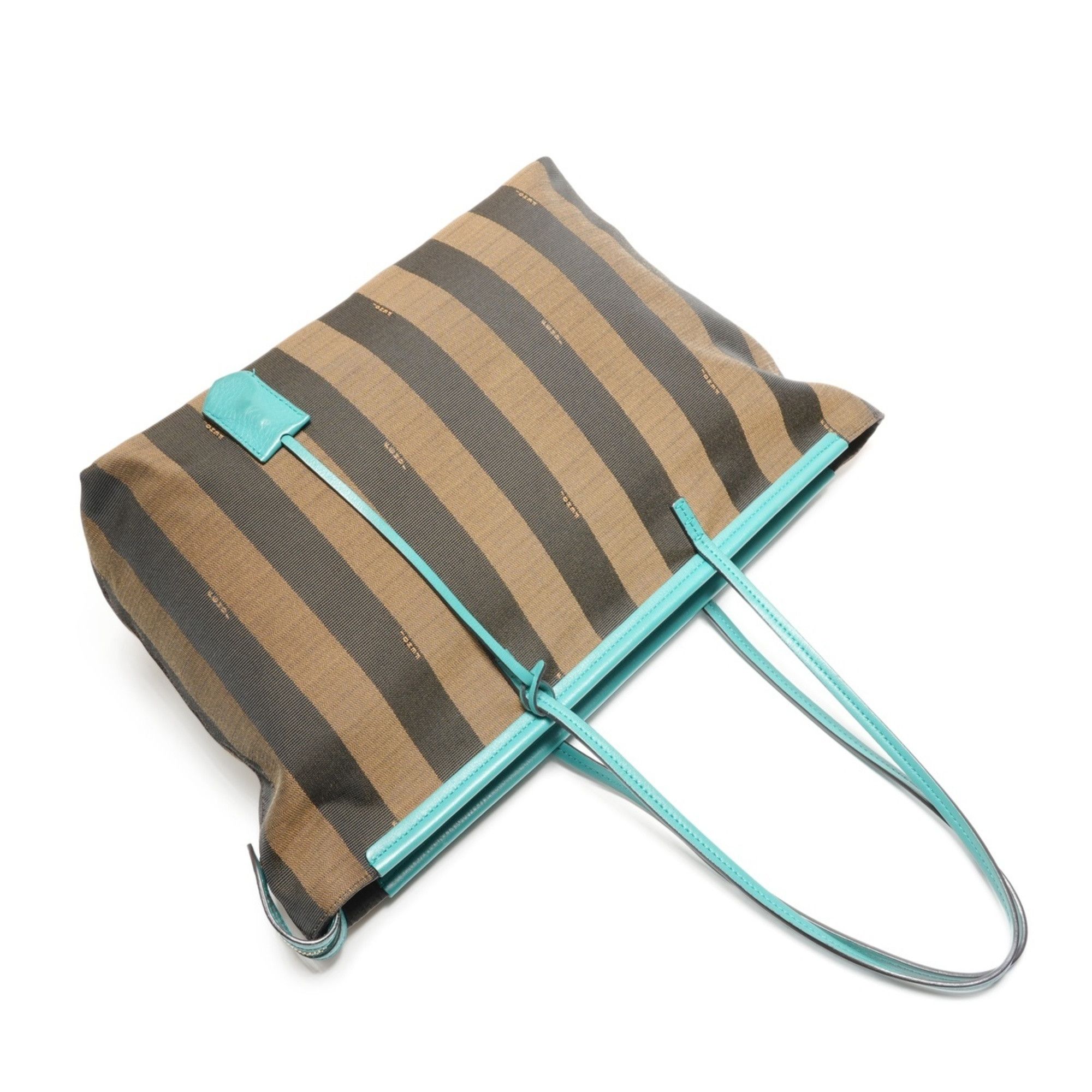Fendi Fendi Pecan Canvas and Leather Shoulder Bag, Brown, WS26156 Size ONE SIZE - 8 Thumbnail